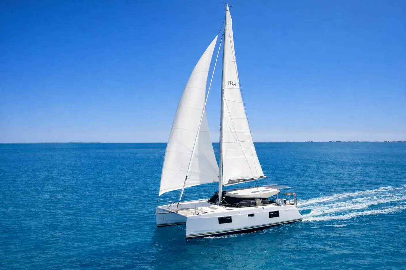 Nautitech 40 — catamaran for private charter in Mykonos