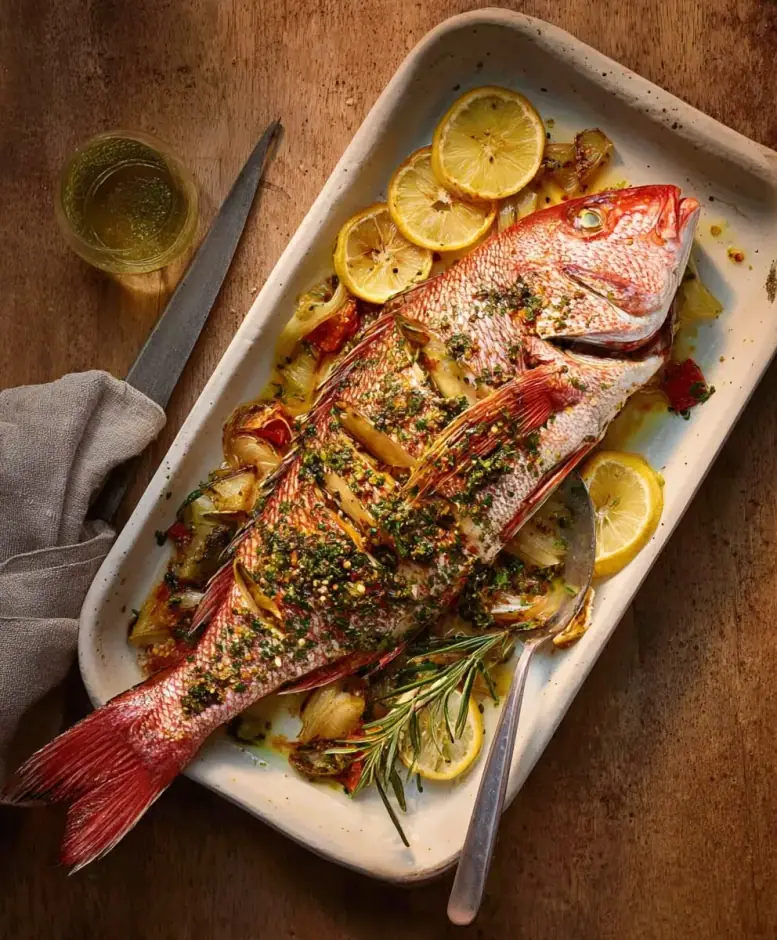 Fresh Catch — private chef menu in a Mykonos villa