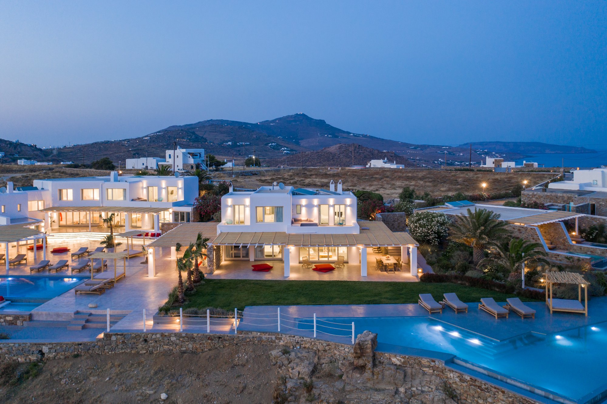Villa Alea — Outdoor Areas — Kalo Livadi, Mykonos
