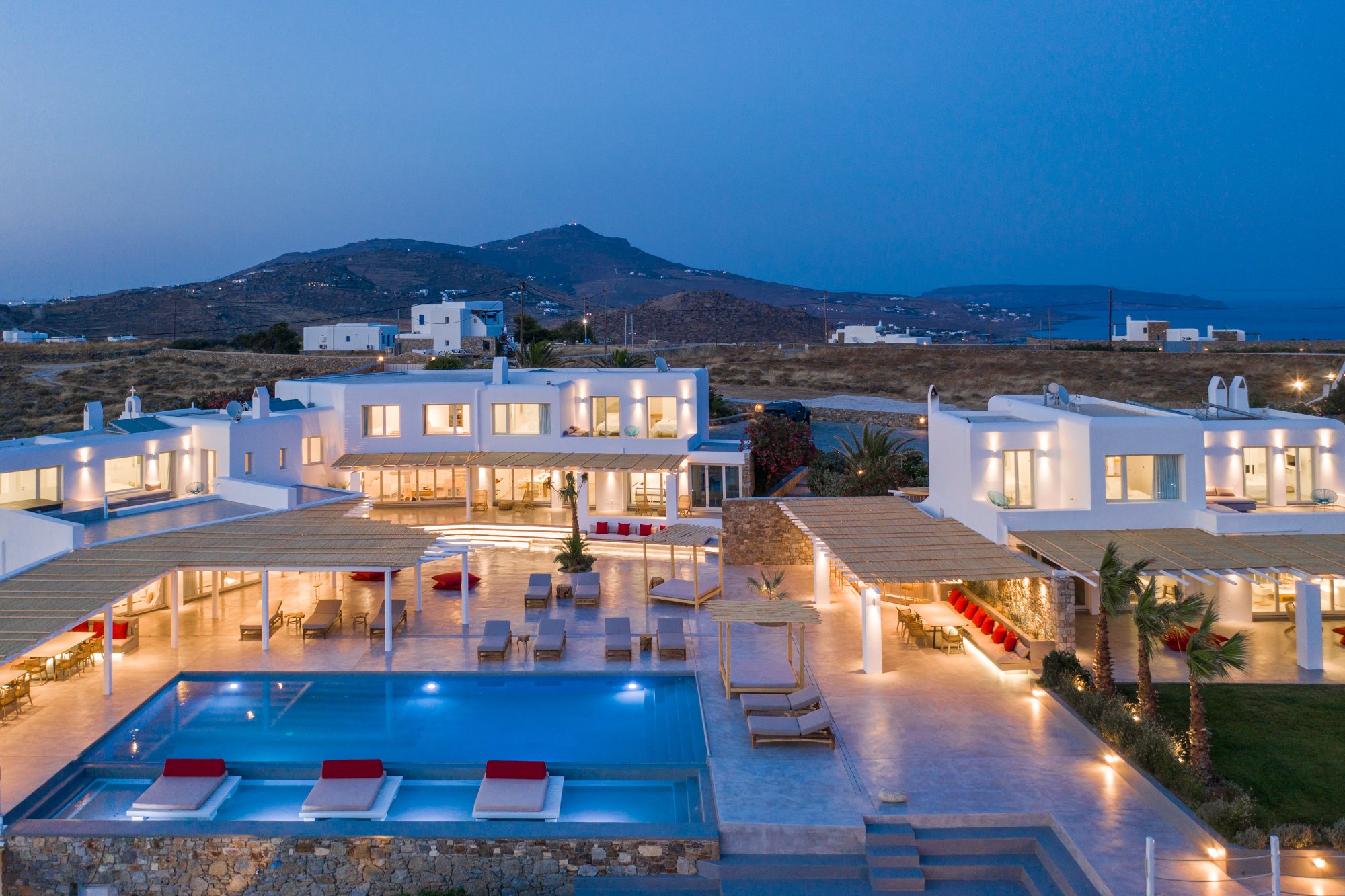 Villa Alea — Outdoor Areas — Kalo Livadi, Mykonos