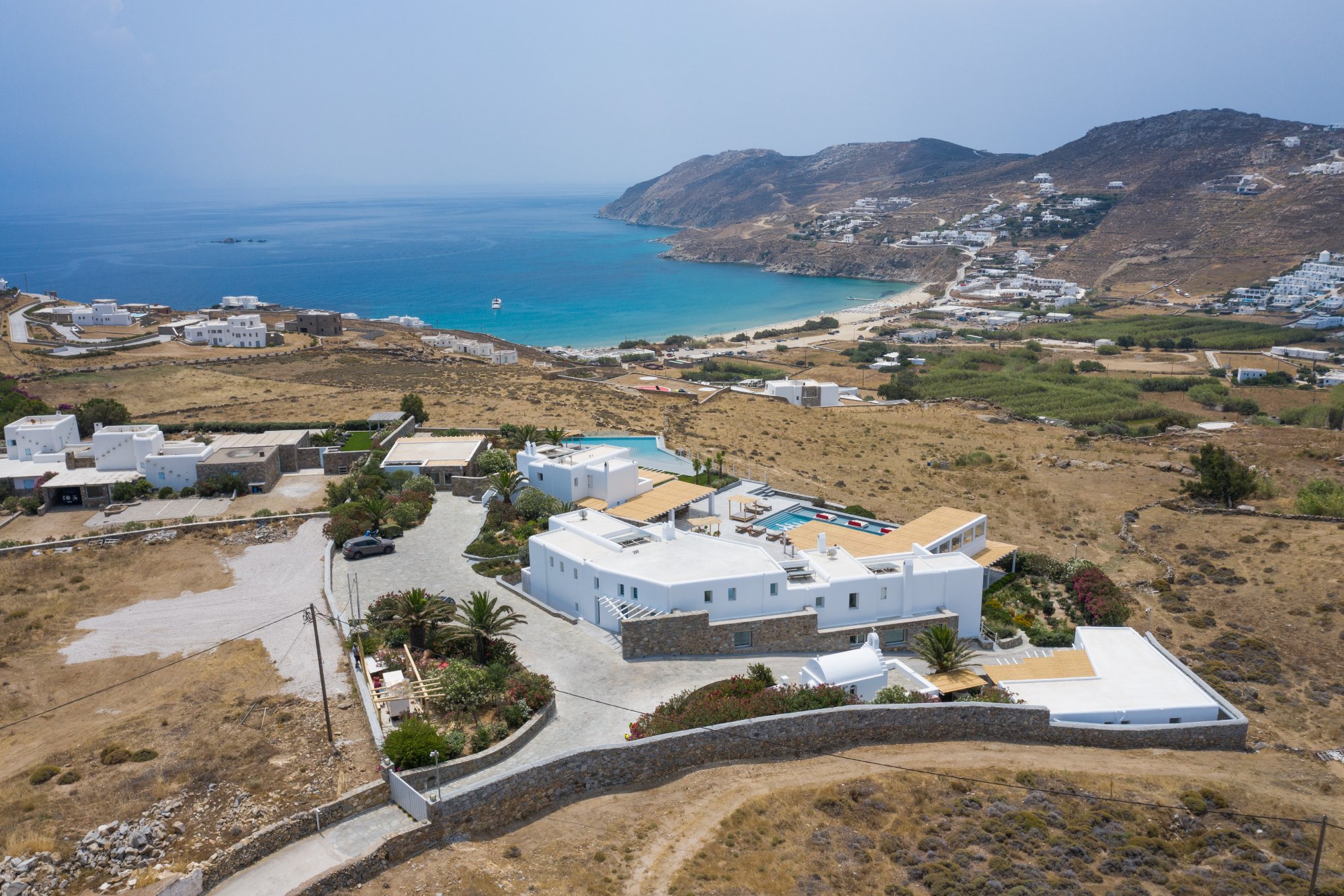 Villa Alea — Outdoor Areas — Kalo Livadi, Mykonos