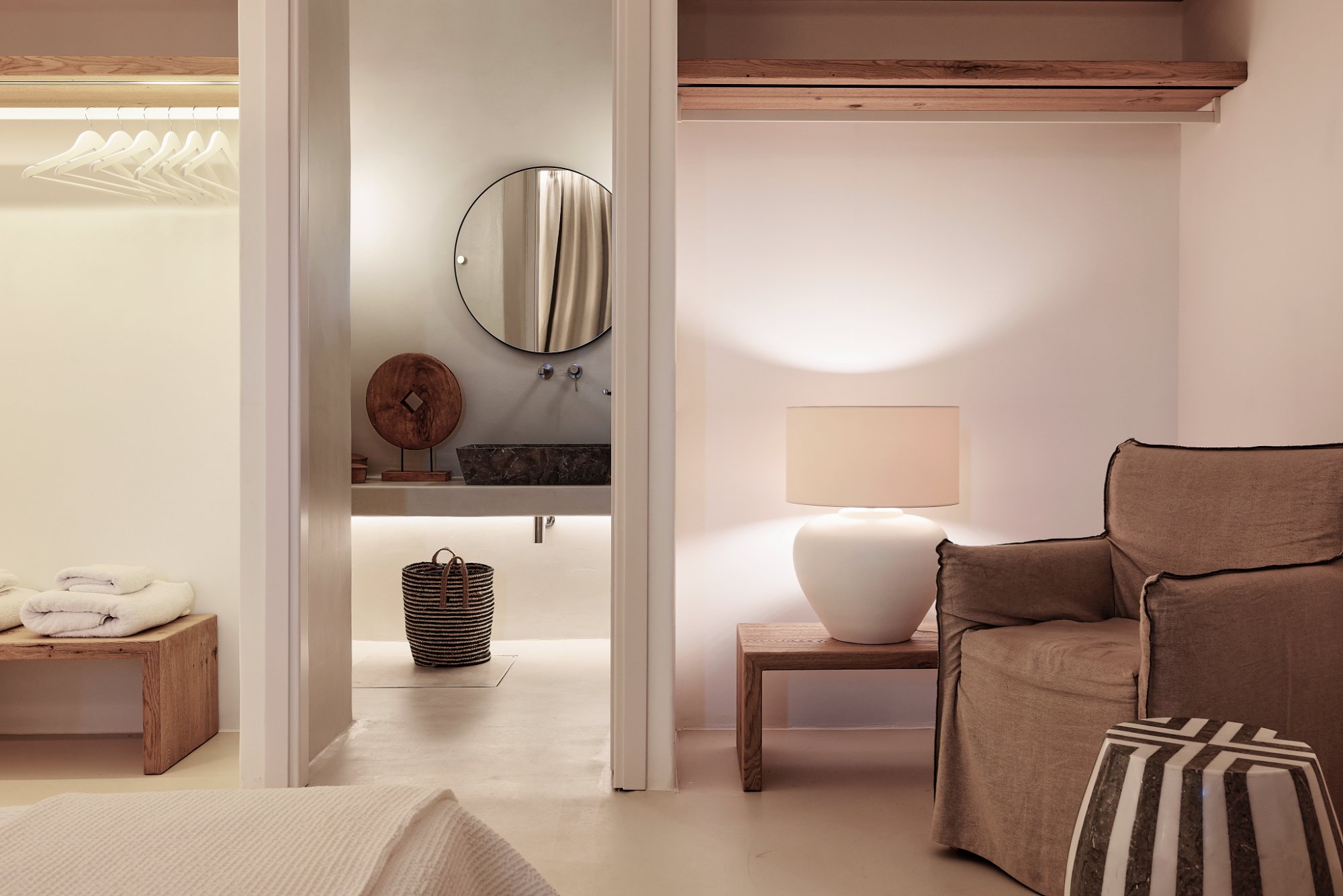 Villa Ammos — Bedroom 1 — Ftelia, Mykonos
