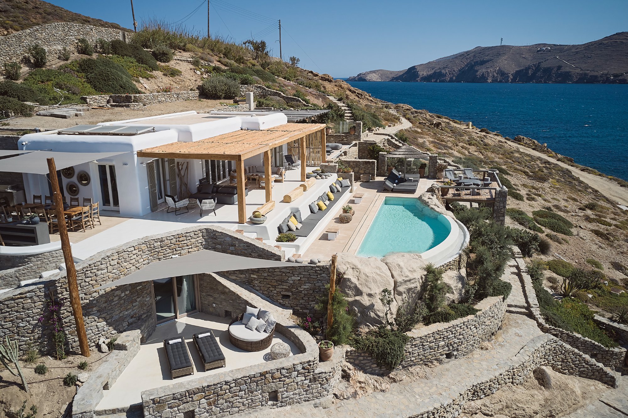 Villa Ammos — Views — Ftelia, Mykonos