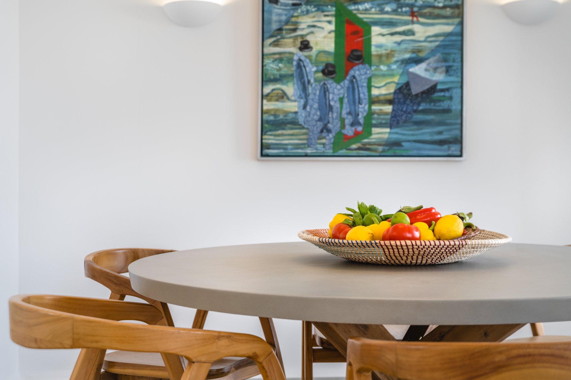 Villa Anemi — Living Room — Kalafatis, Mykonos