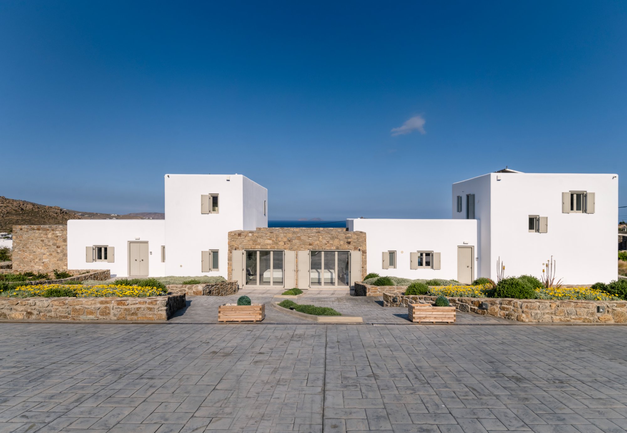 Villa Anemi — Outdoor Areas — Kalafatis, Mykonos