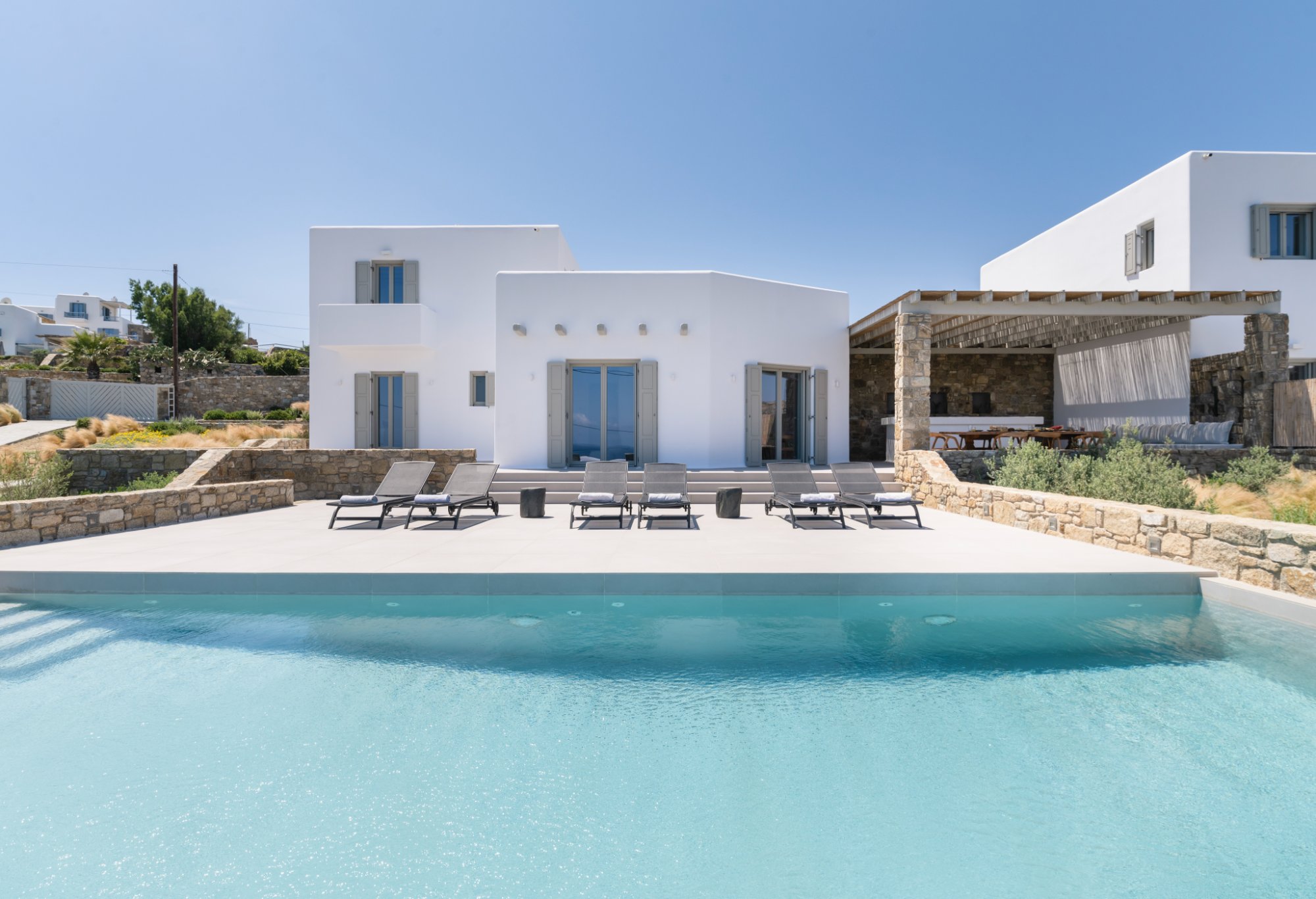 Villa Anemi — Pool — Kalafatis, Mykonos