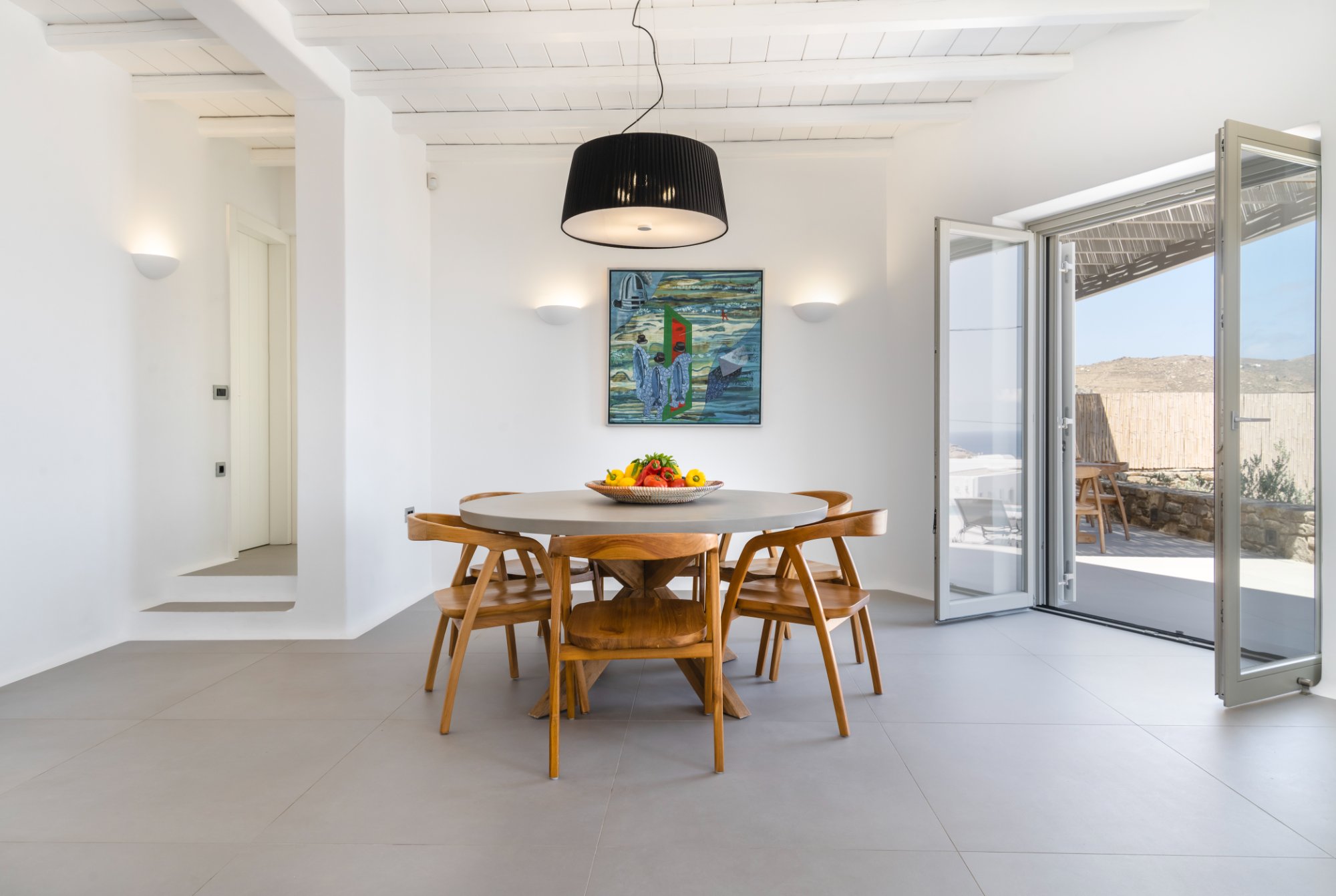 Villa Anemi — Living Room — Kalafatis, Mykonos