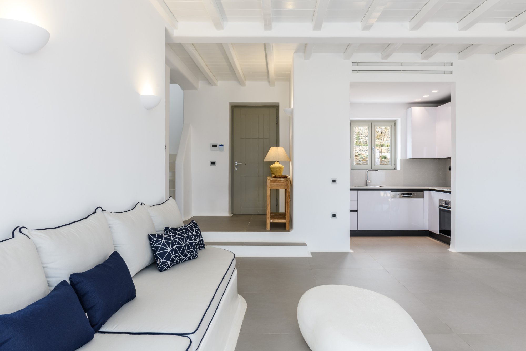 Villa Anemi — Living Room — Kalafatis, Mykonos