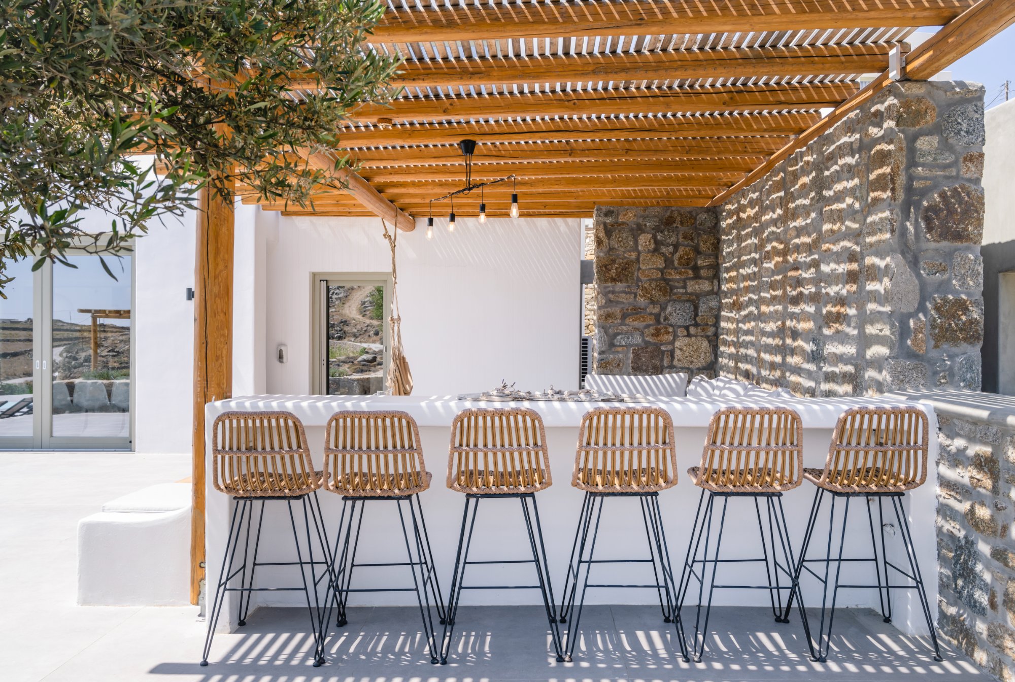 Villa Astra — Outdoor Areas — Kastro, Mykonos