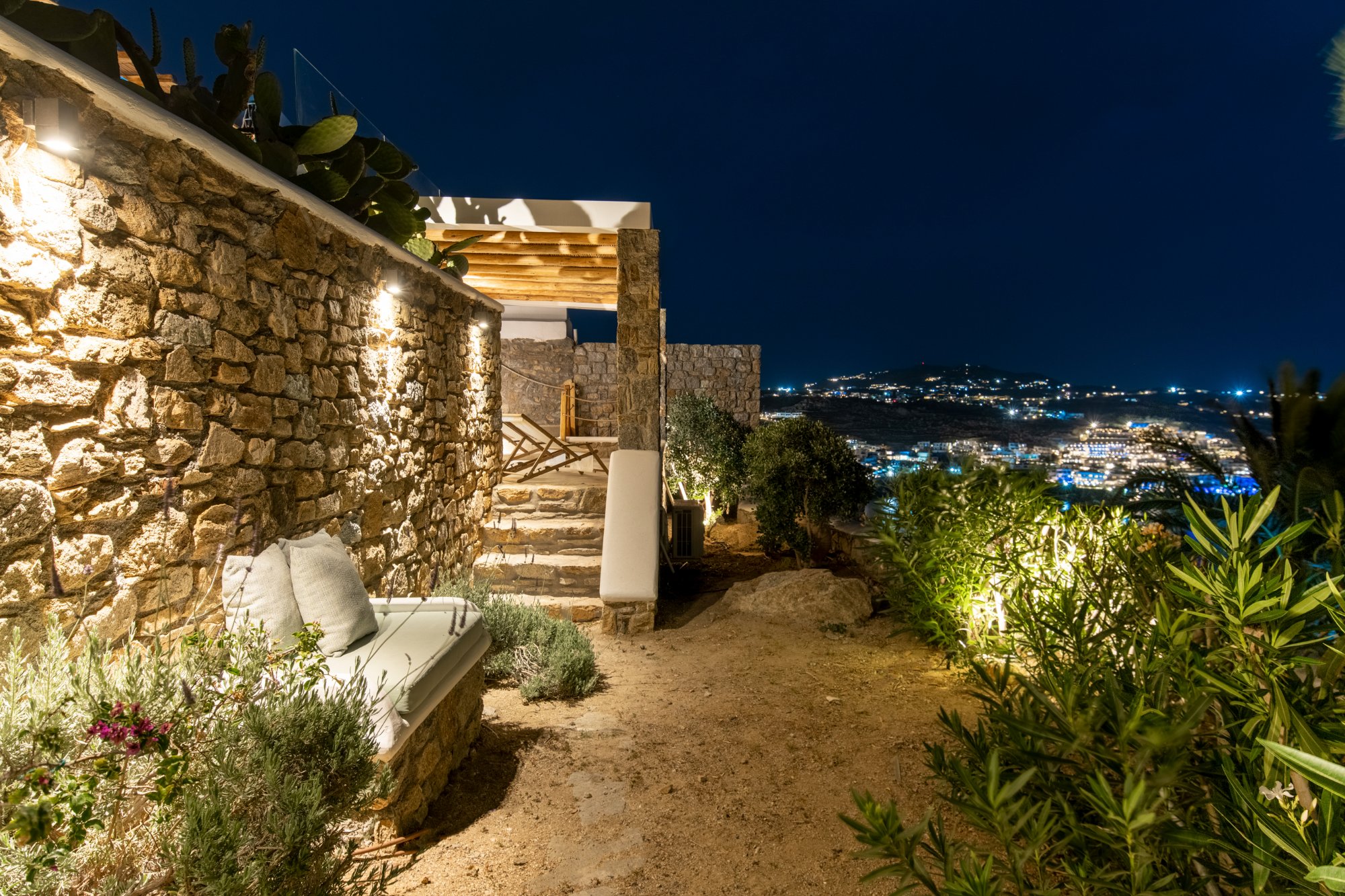 Villa Aura — Outdoor Areas — Agios Lazaros, Mykonos