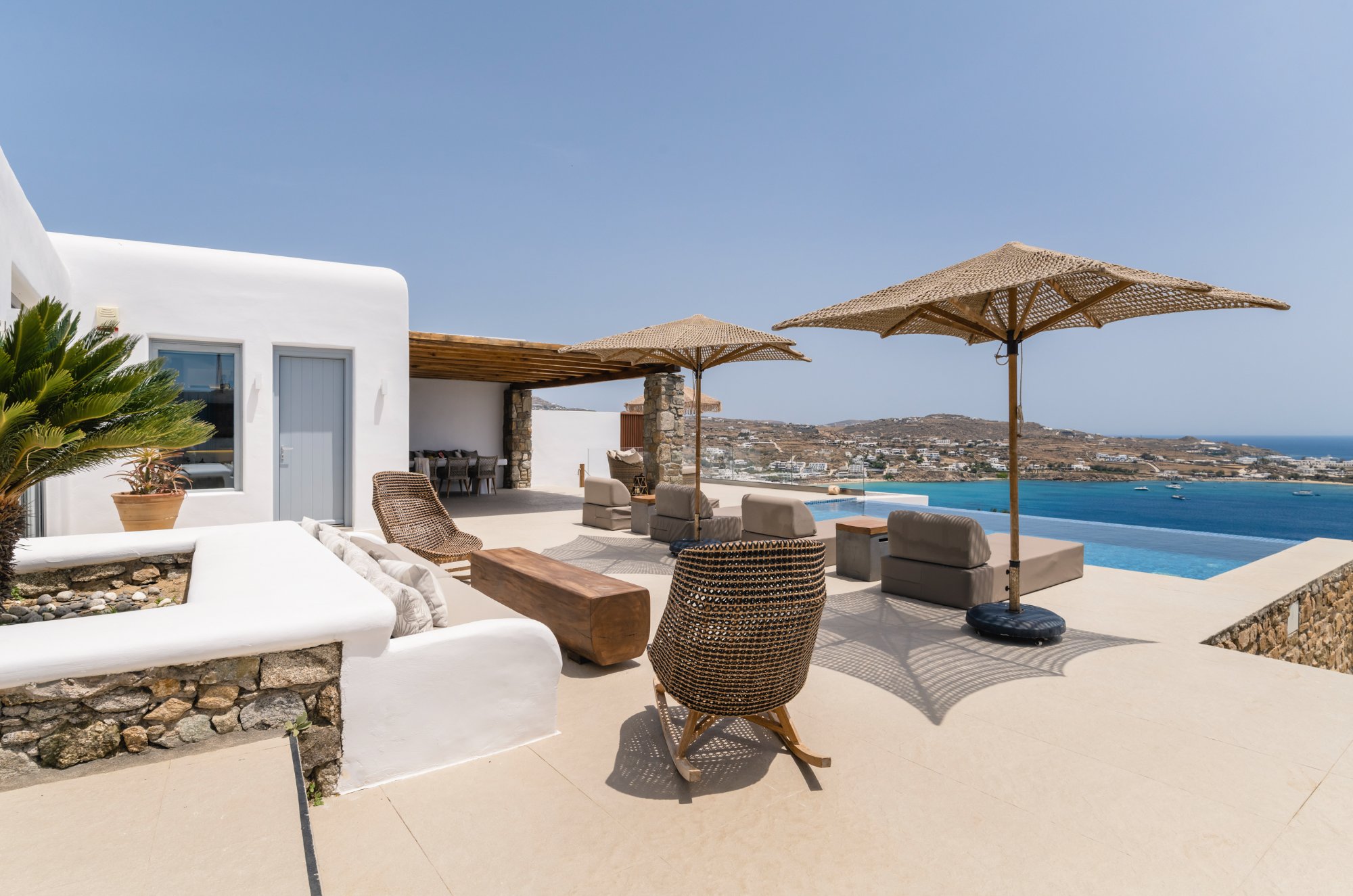 Villa Aura — Outdoor Areas — Agios Lazaros, Mykonos