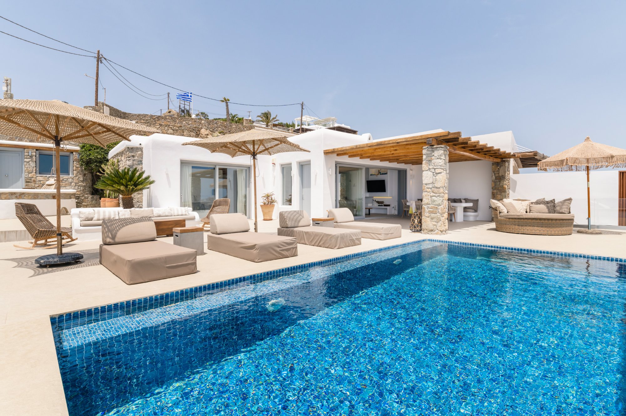 Villa Aura — Pool — Agios Lazaros, Mykonos