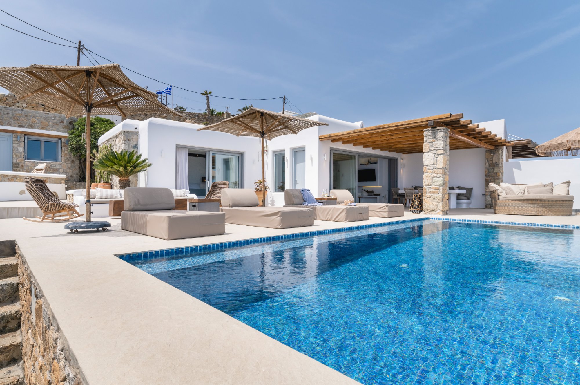 Villa Aura — Pool — Agios Lazaros, Mykonos