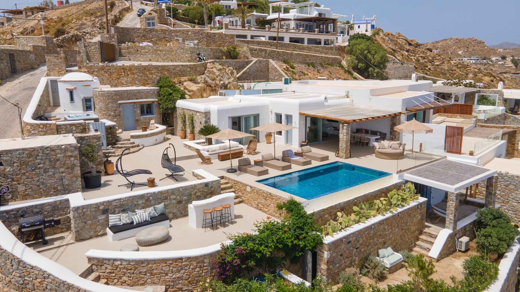 Villa Aura — Pool — Agios Lazaros, Mykonos