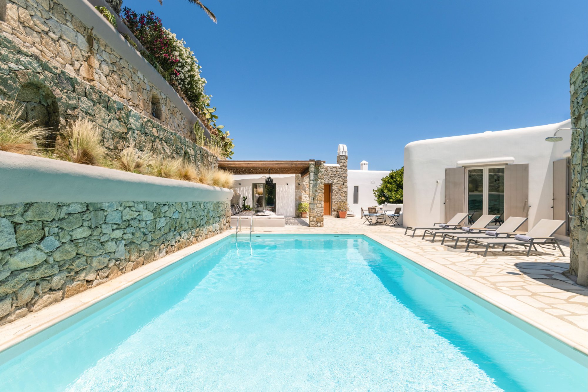 Villa Avra — Pool — Agios Lazaros, Mykonos