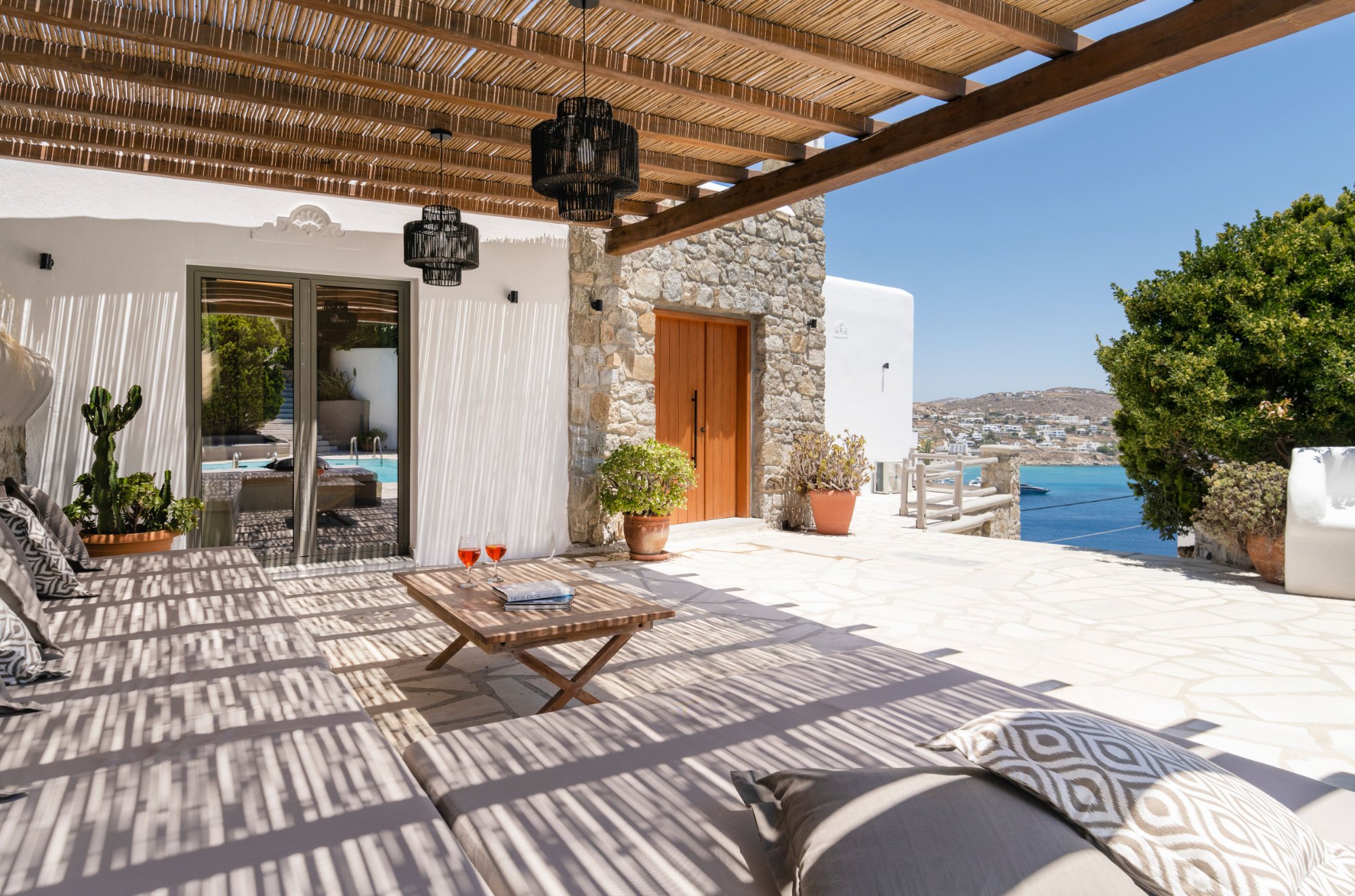 Villa Avra — Outdoor Areas — Agios Lazaros, Mykonos