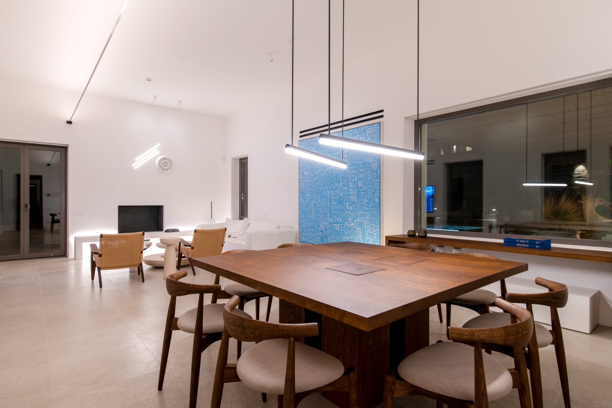 Villa Bleu — Dining — Tourlos, Mykonos