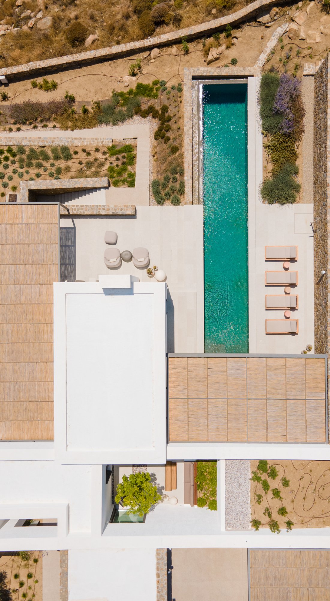 Villa Bleu — Outdoor Areas — Tourlos, Mykonos