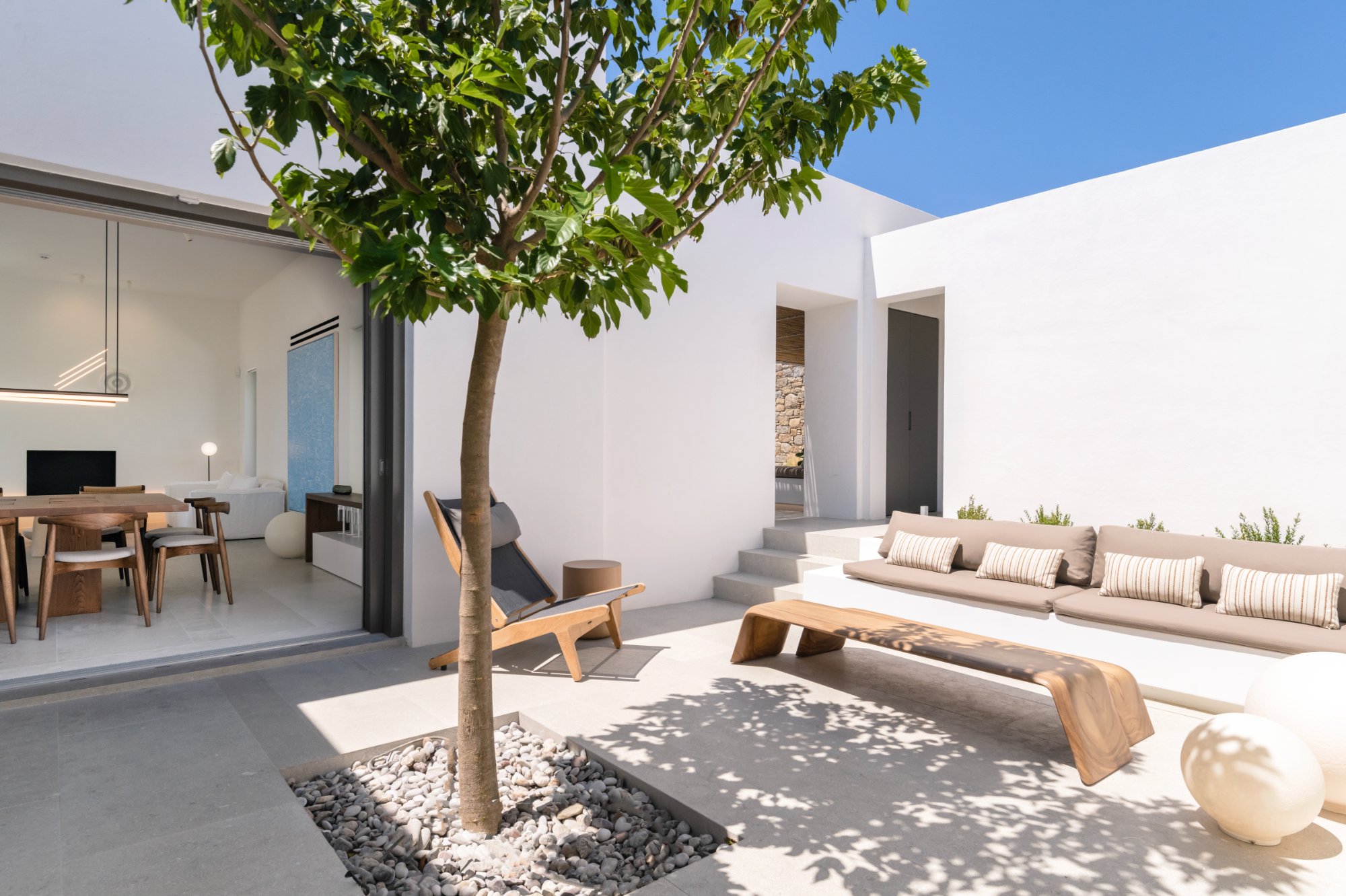 Villa Bleu — Outdoor Areas — Tourlos, Mykonos