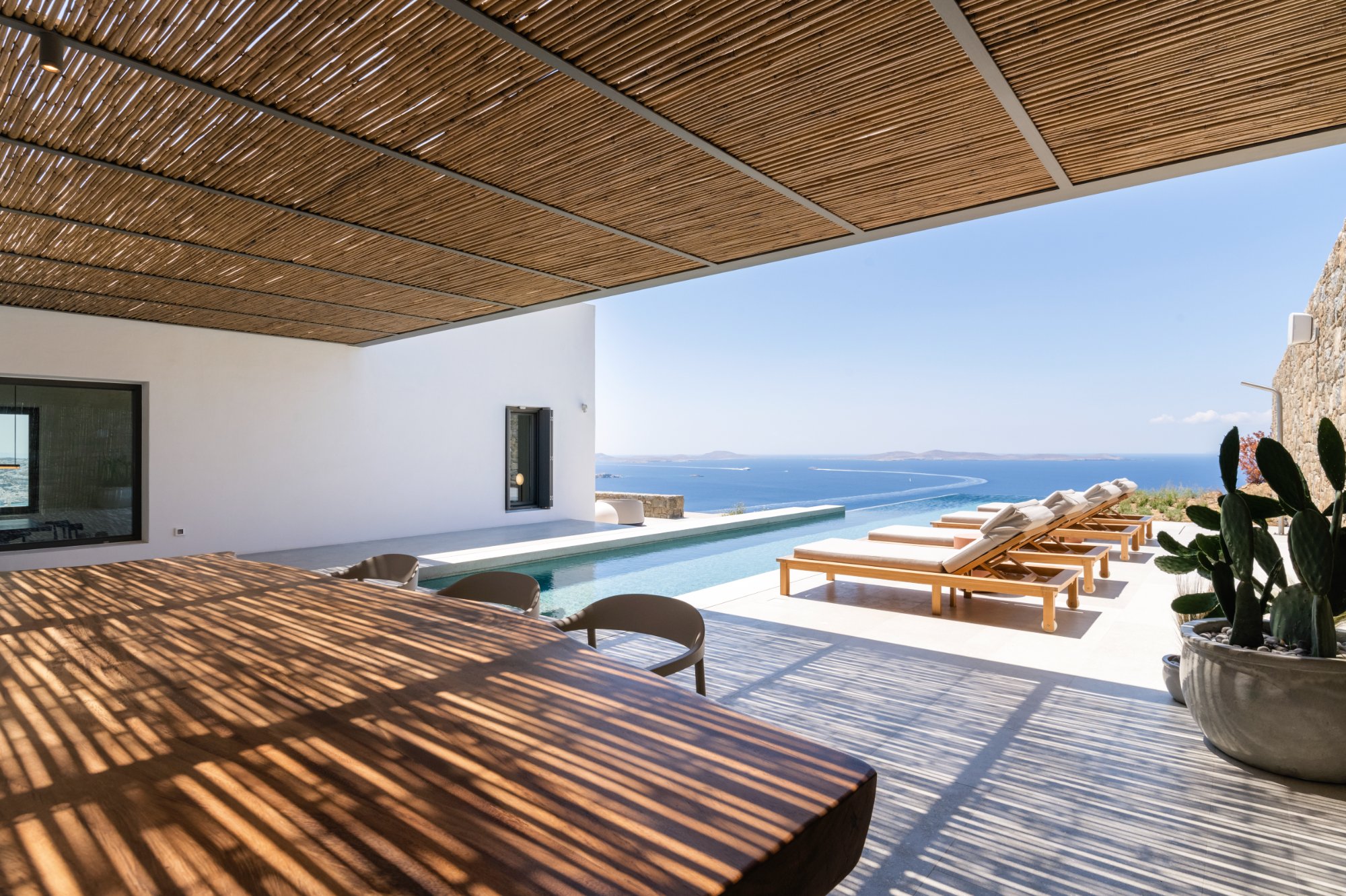 Villa Bleu — Outdoor Areas — Tourlos, Mykonos