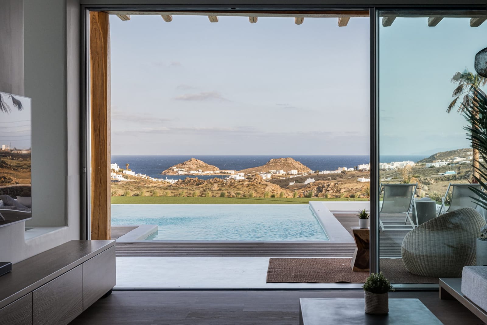 Villa Bloy — Views — Kalafatis, Mykonos