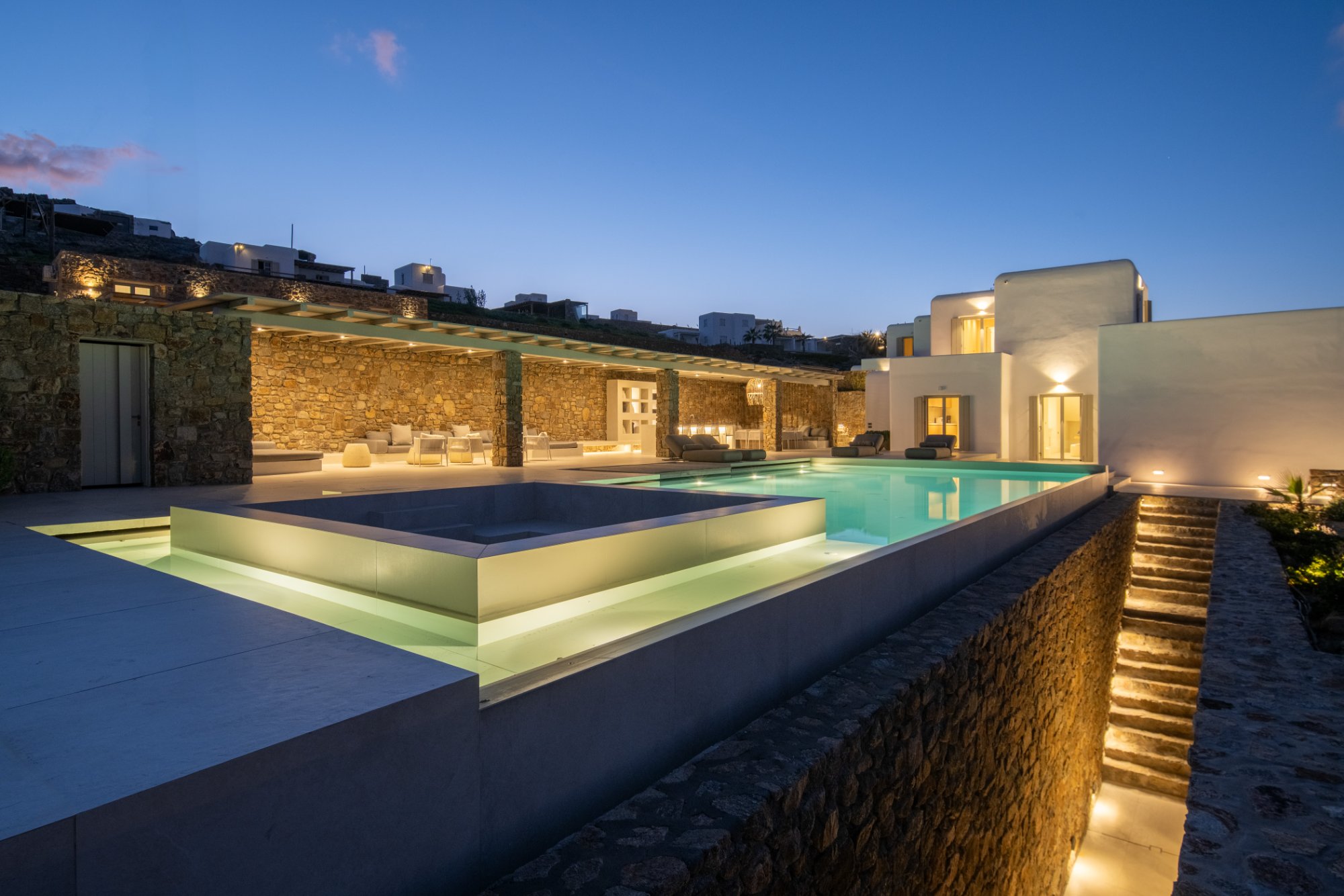 Villa Chara — Pool — Ornos, Mykonos