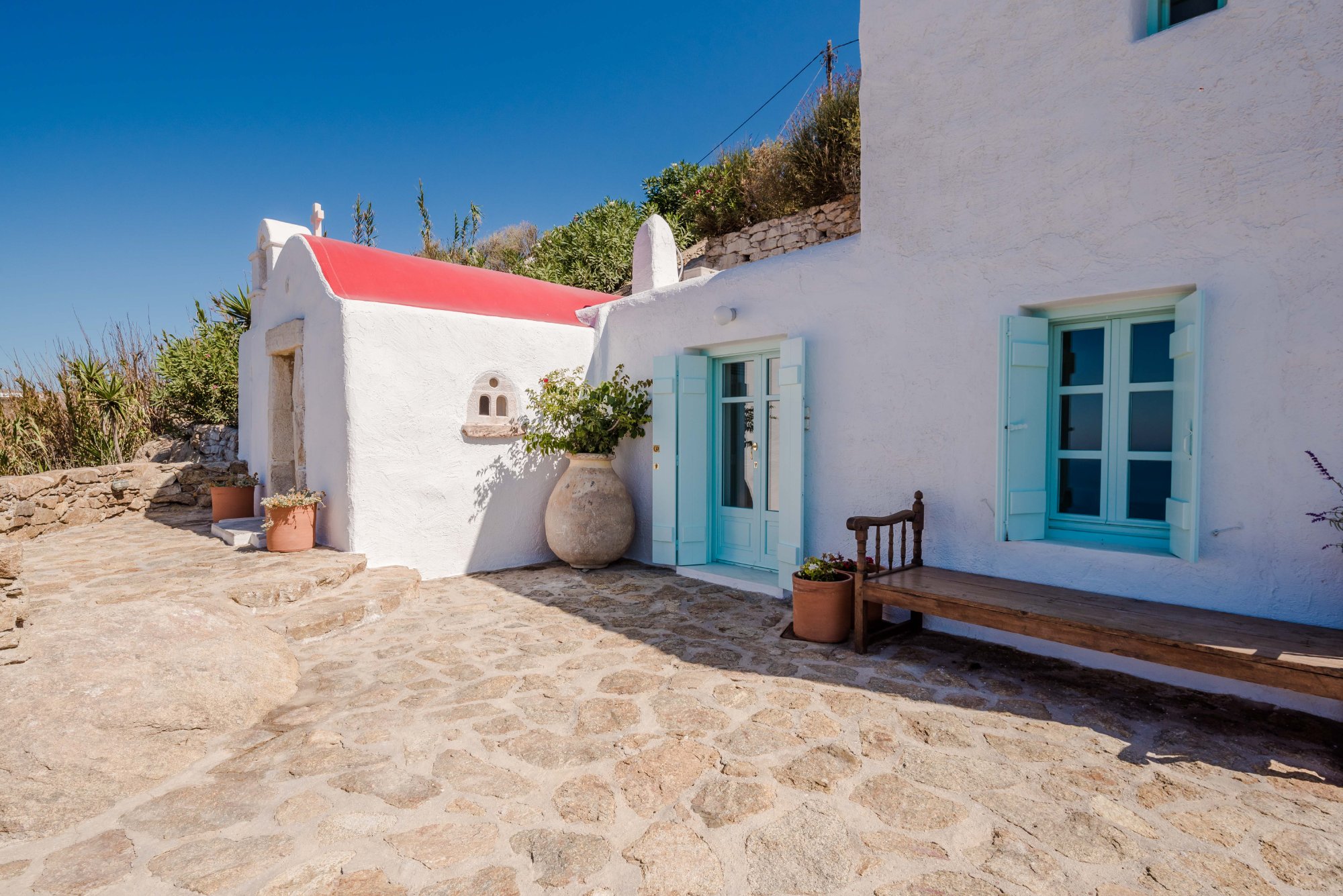 Villa Erato — Exterior — Agia Sofia, Mykonos