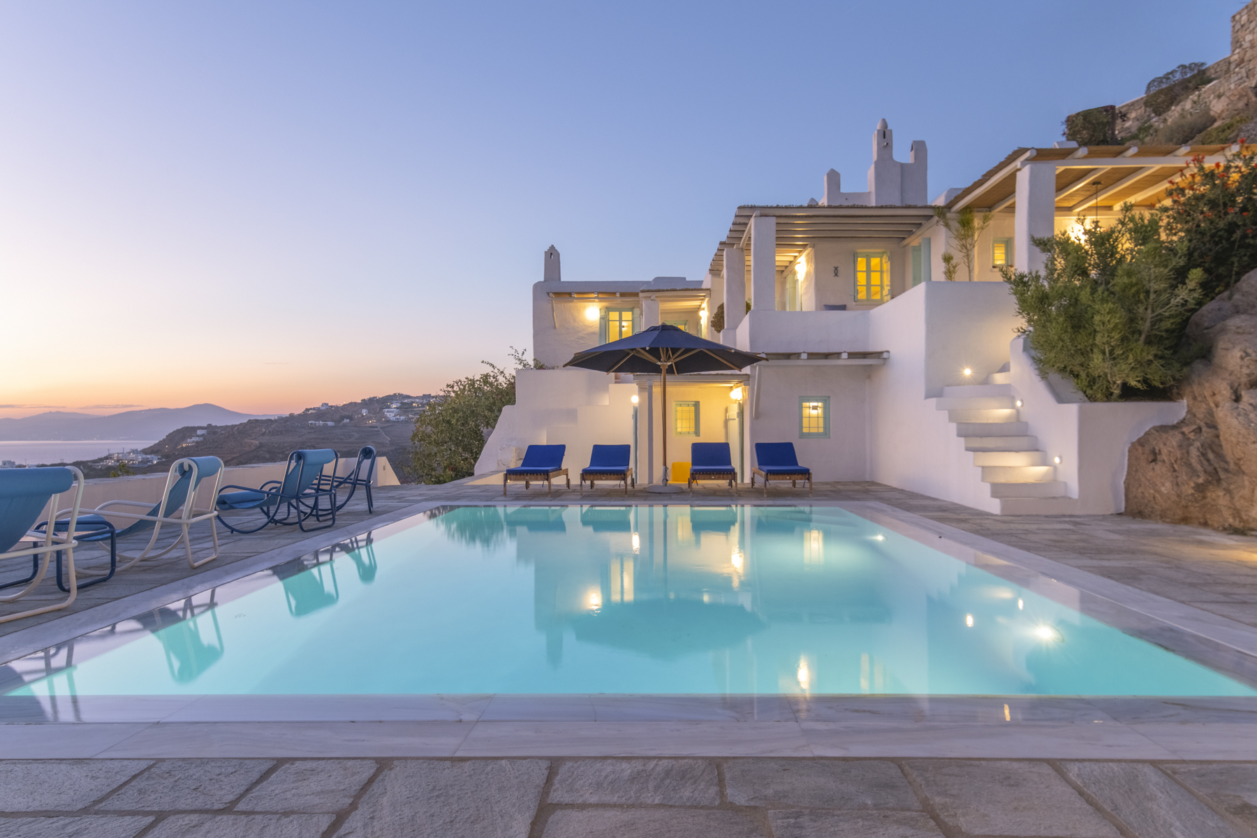 Villa Erato — Pool — Agia Sofia, Mykonos