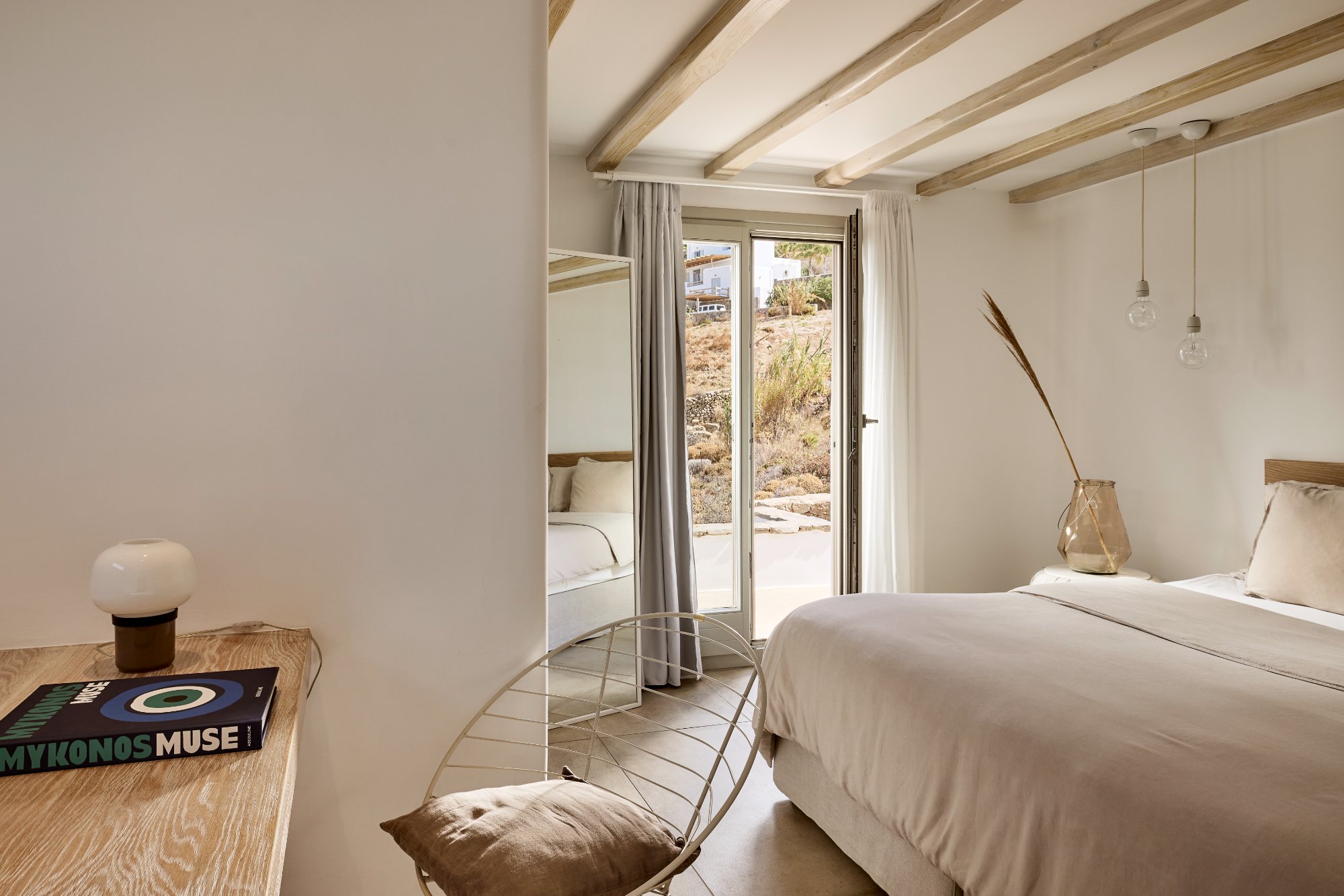 Villa Ilios — Bedroom 1 — Ftelia, Mykonos