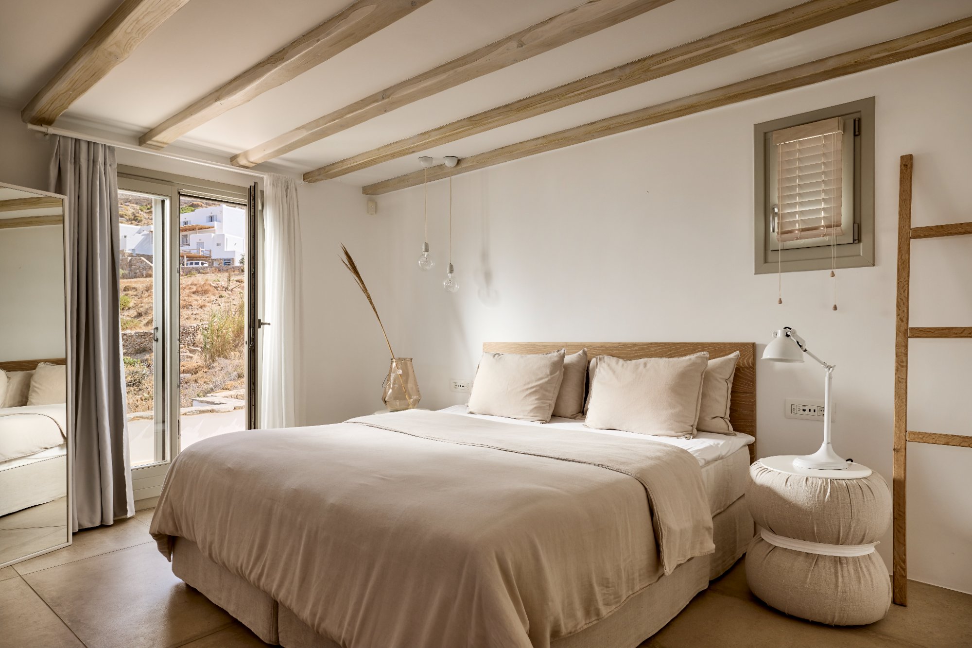Villa Ilios — Bedroom 1 — Ftelia, Mykonos