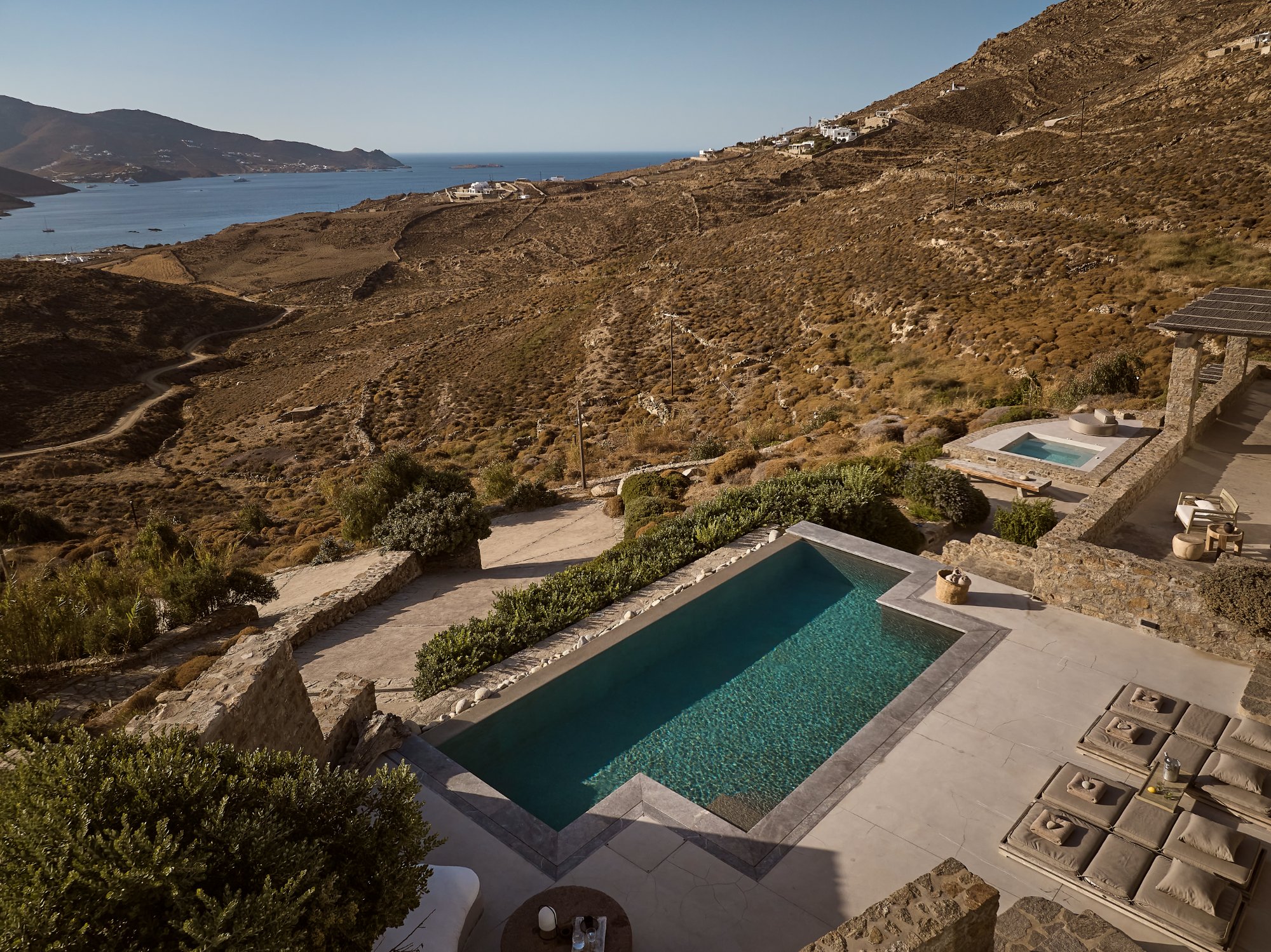 Villa Ilios — Pool 1 — Ftelia, Mykonos