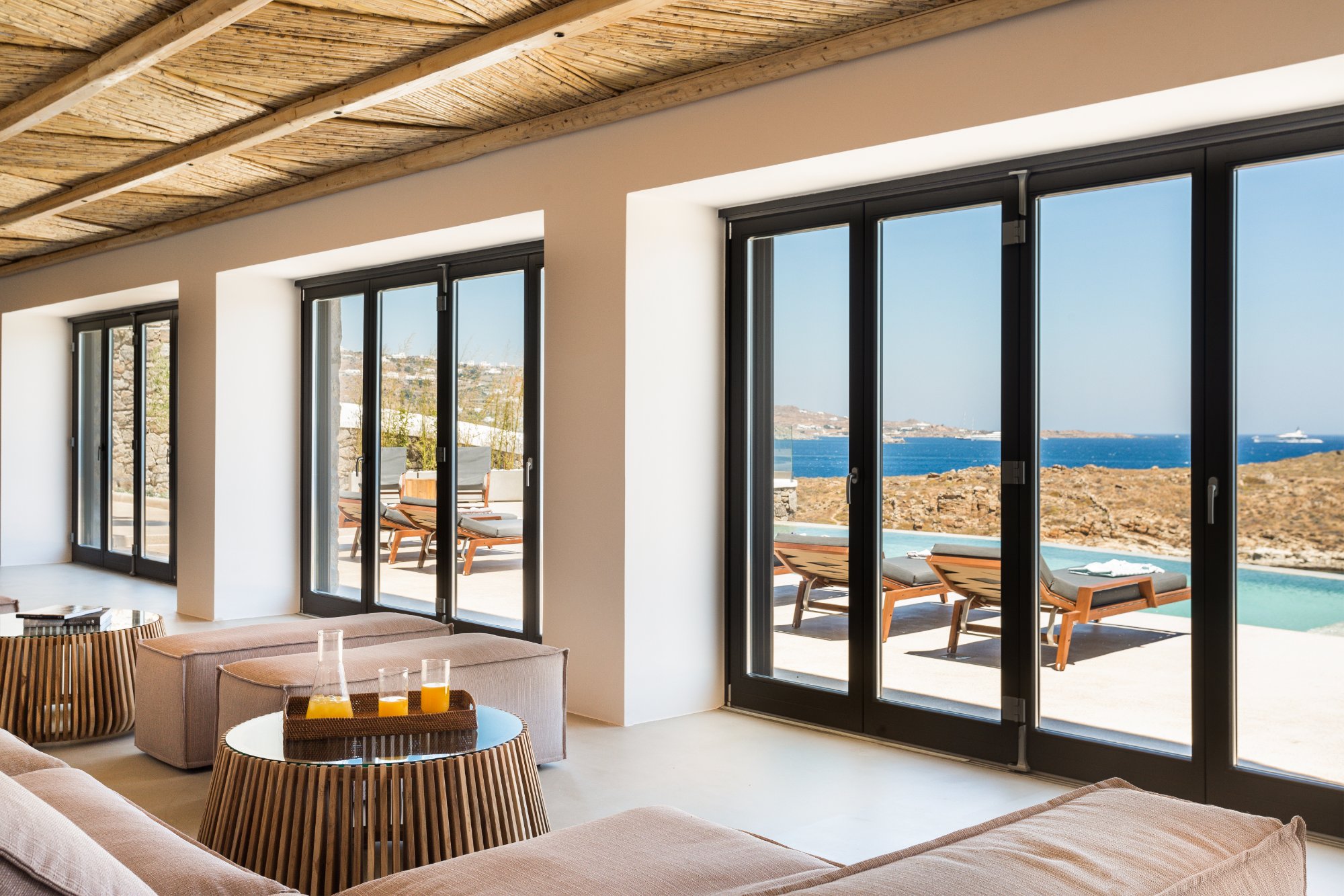 Villa Kalliope — Living Room — Aleomandra, Mykonos