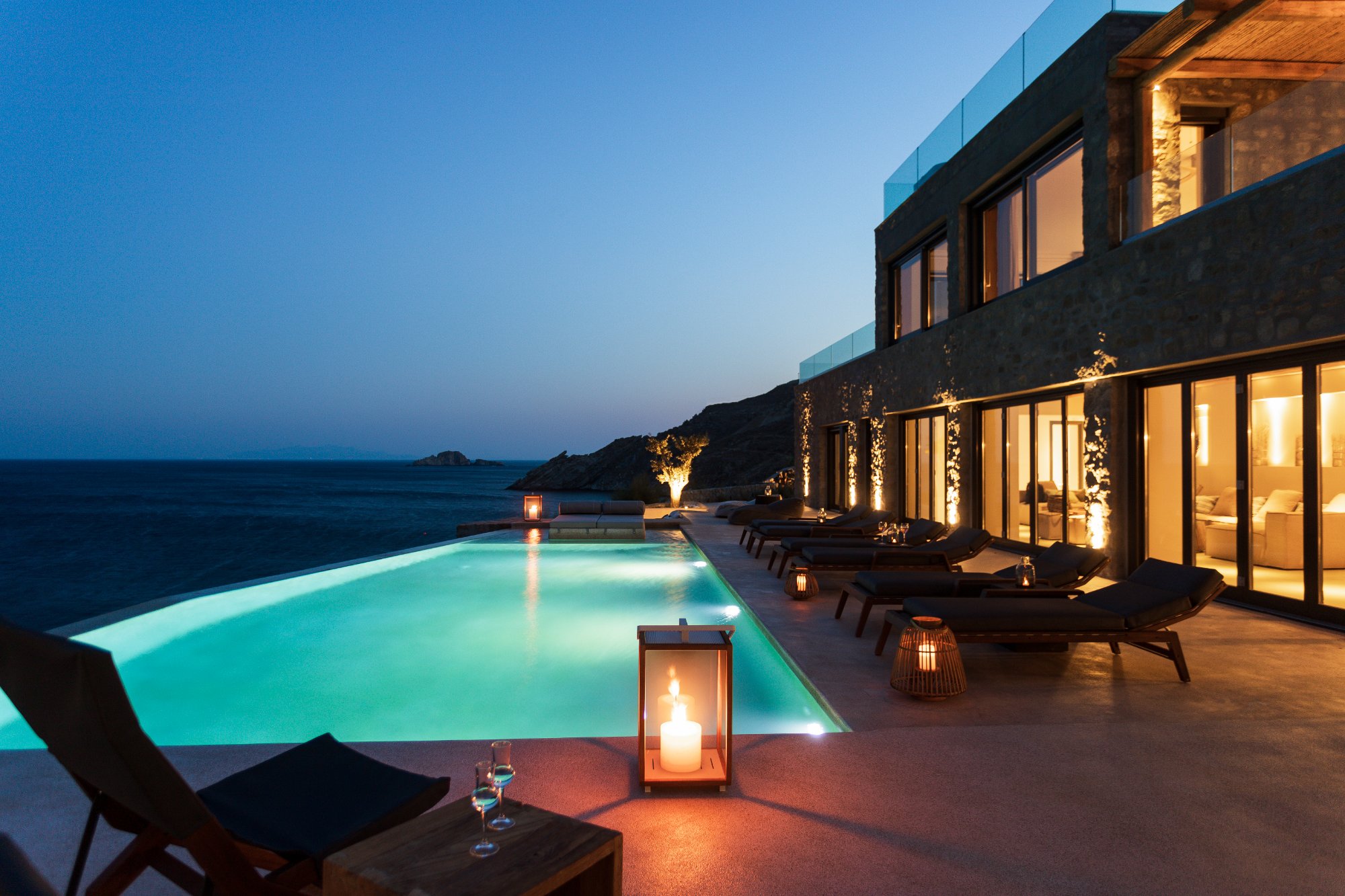 Villa Kalliope — Pool — Aleomandra, Mykonos