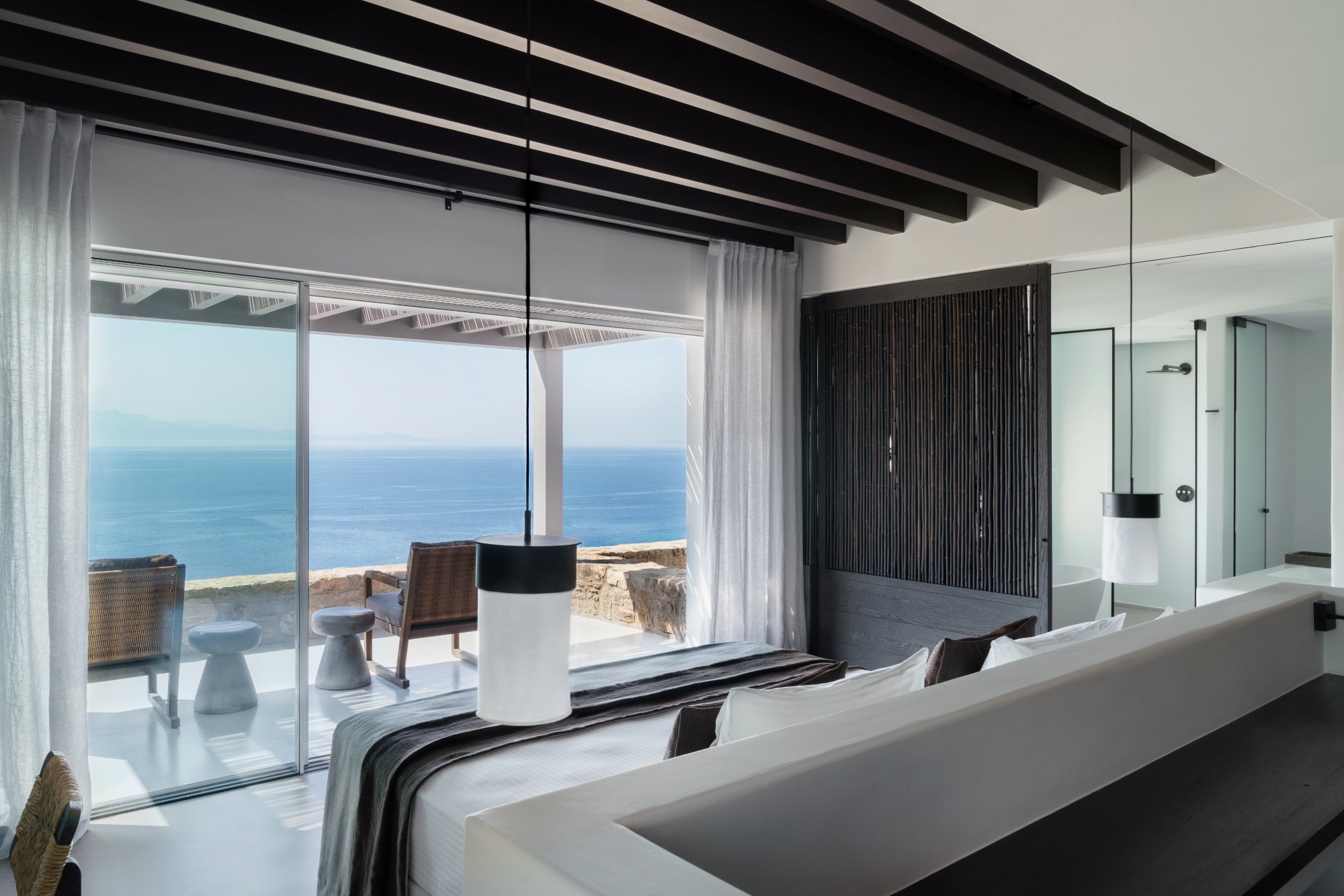 Villa Olea — Bedroom 1 — Elia, Mykonos