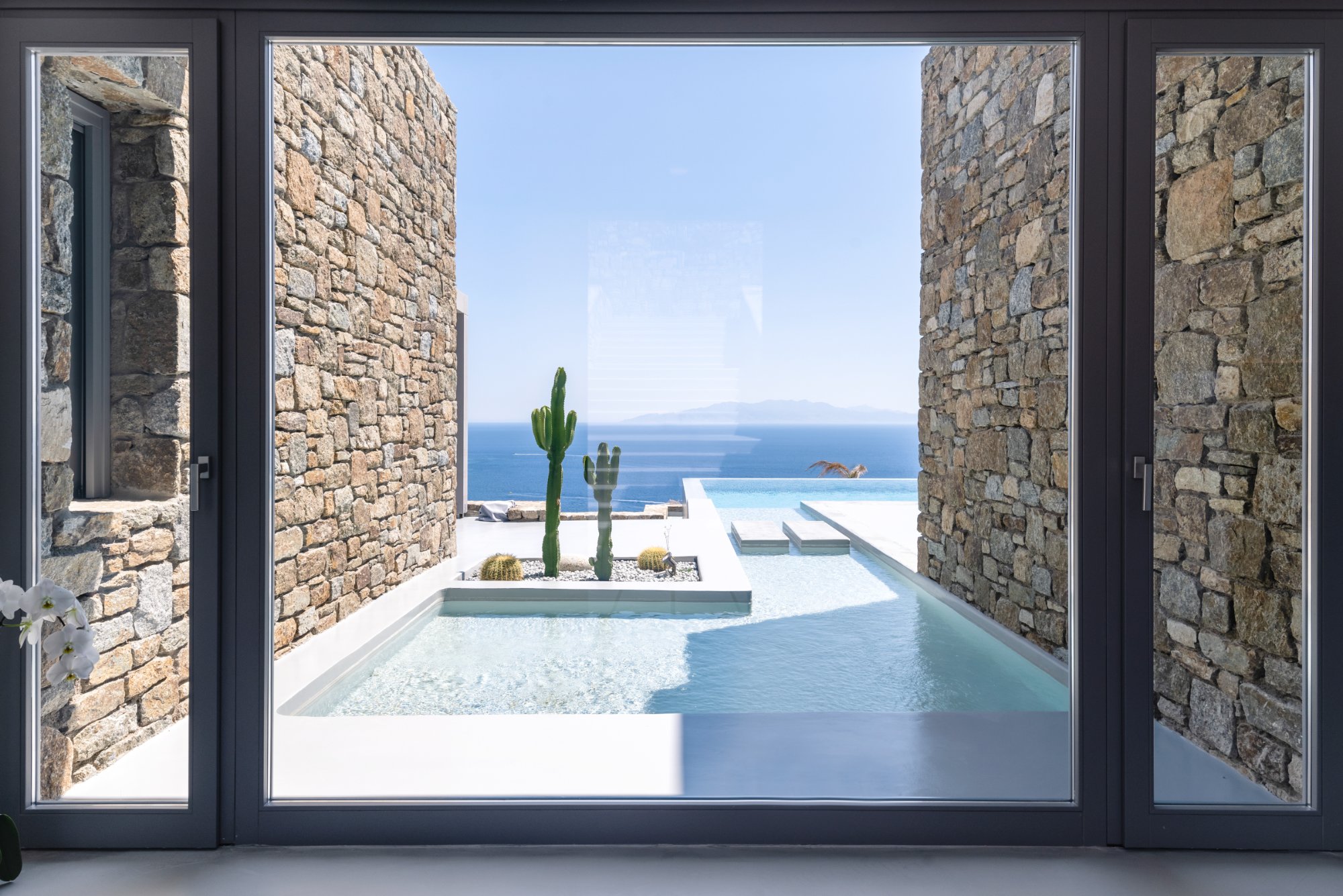 Villa Olea — Outdoor Areas — Elia, Mykonos