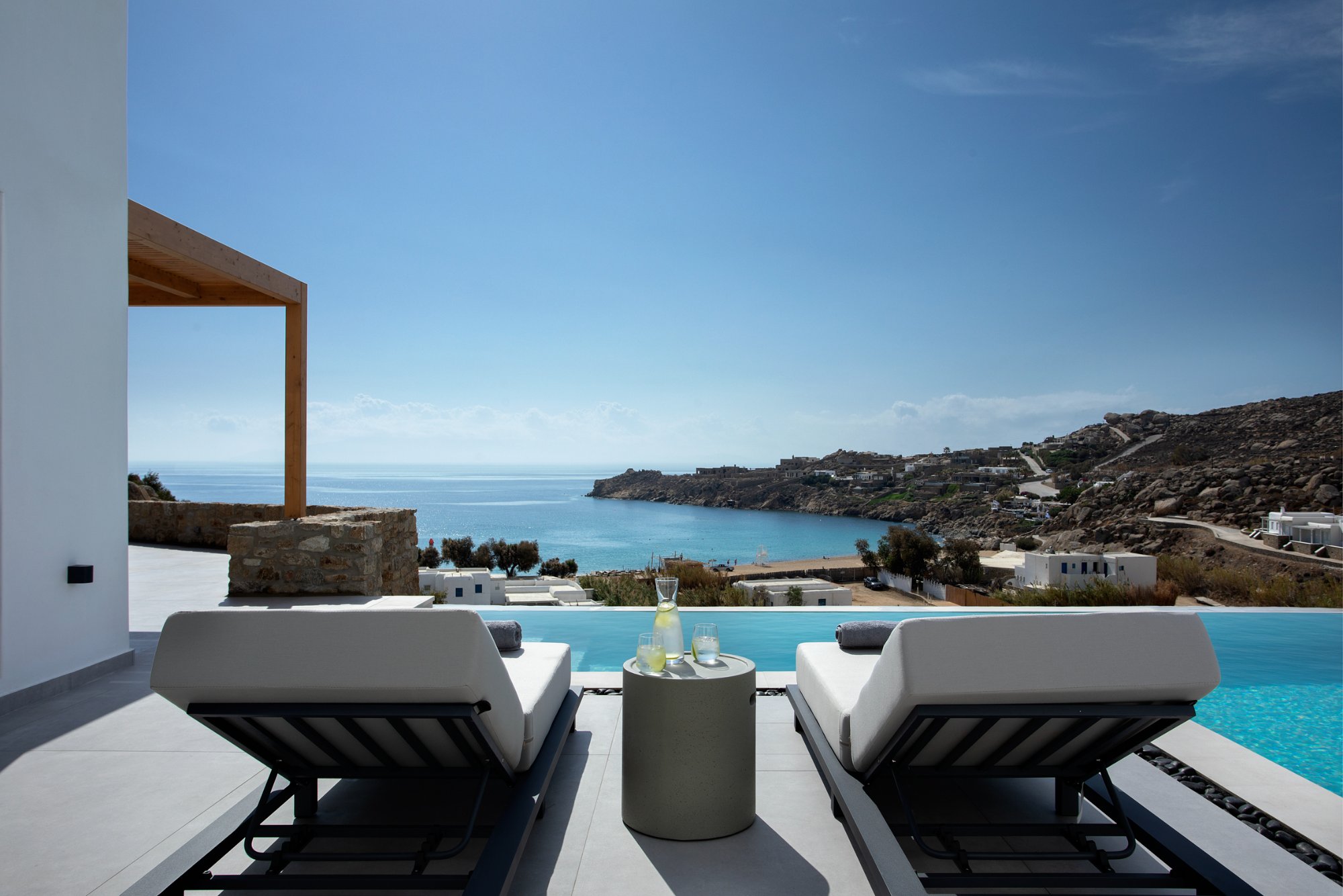 Villa Lithos — Views — Super Paradise, Mykonos