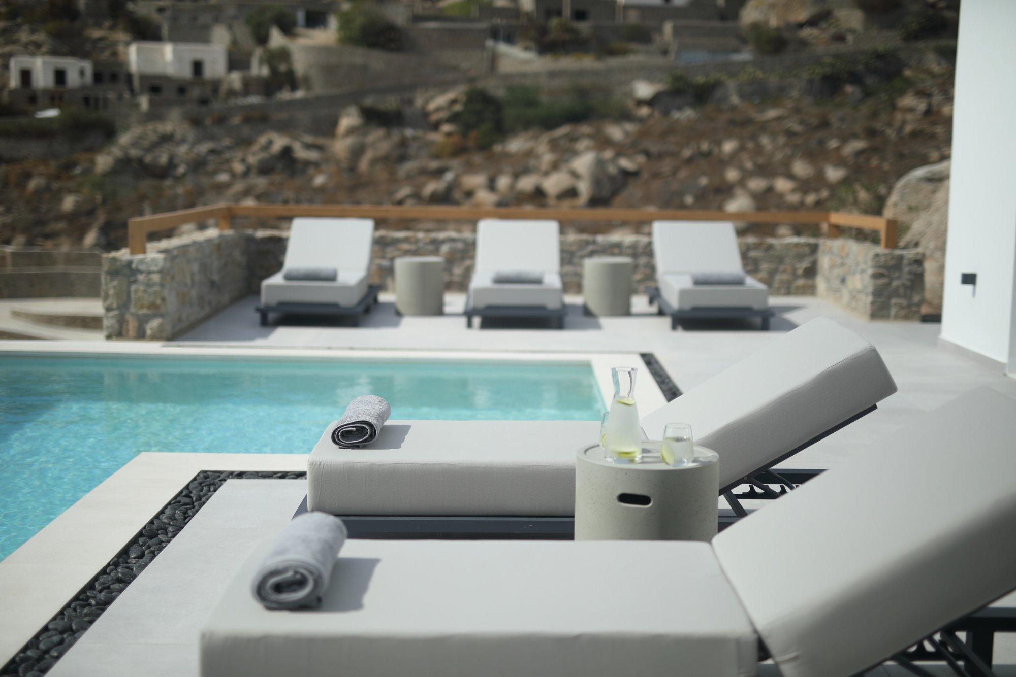Villa Lithos — Pool — Super Paradise, Mykonos