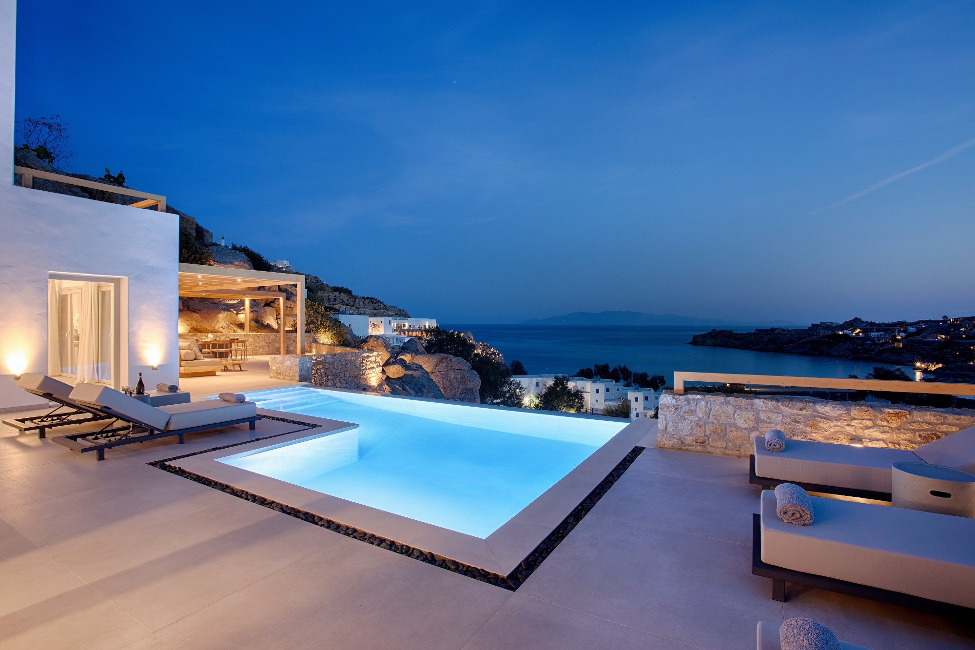 Villa Lithos — Pool — Super Paradise, Mykonos