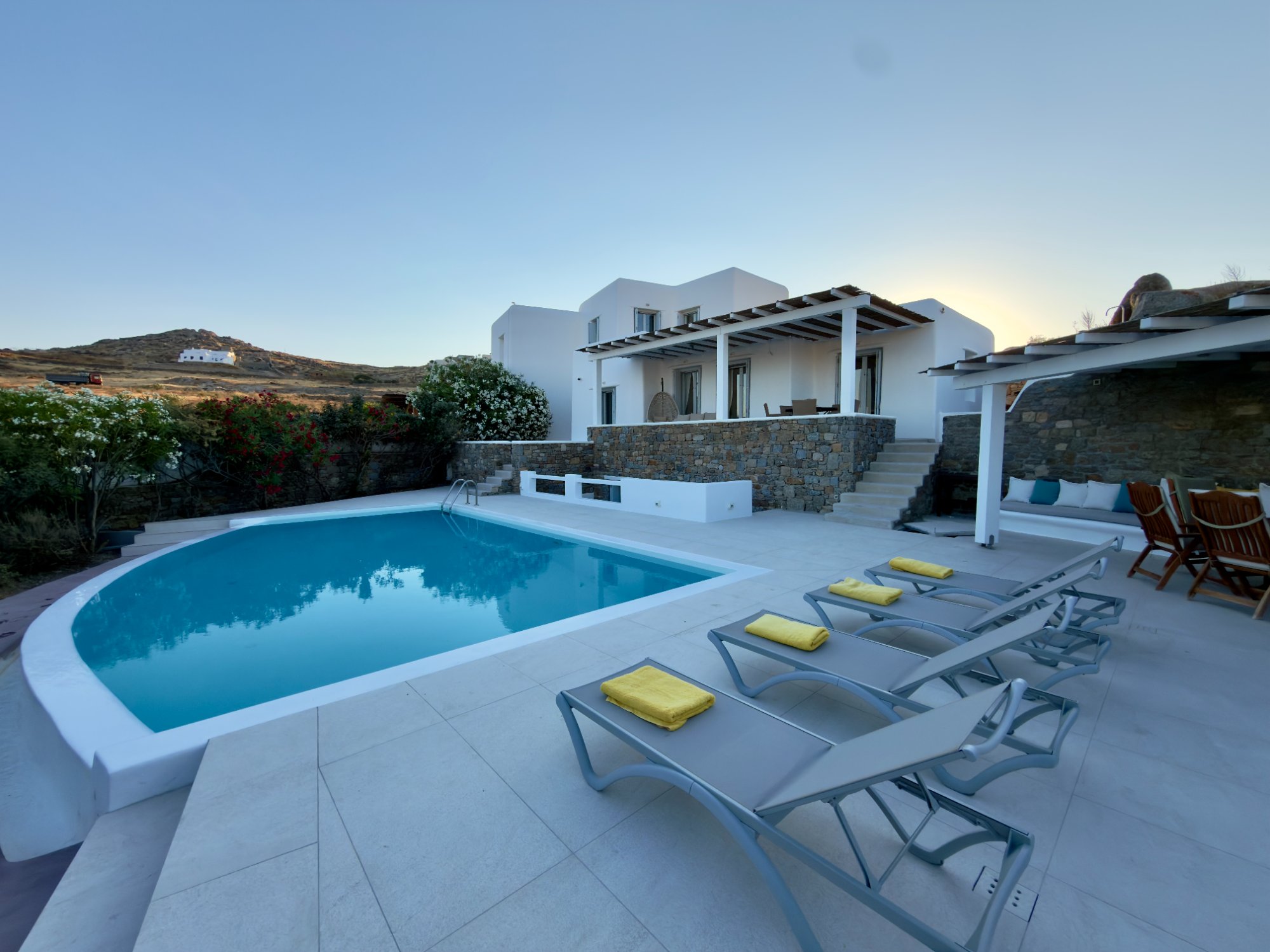 Villa Melia — Outdoor Areas — Kalafatis, Mykonos