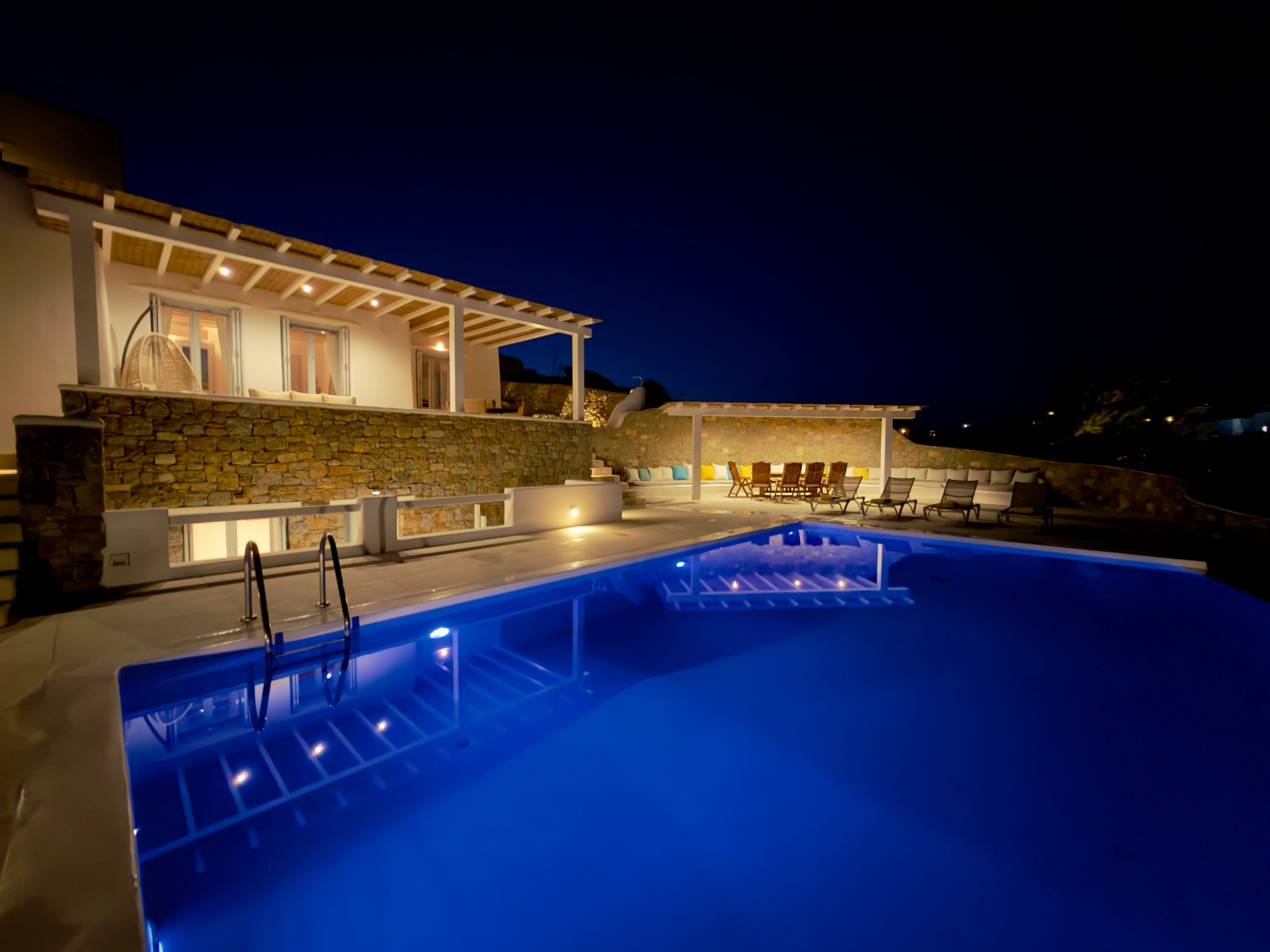 Villa Melia — Outdoor Areas — Kalafatis, Mykonos