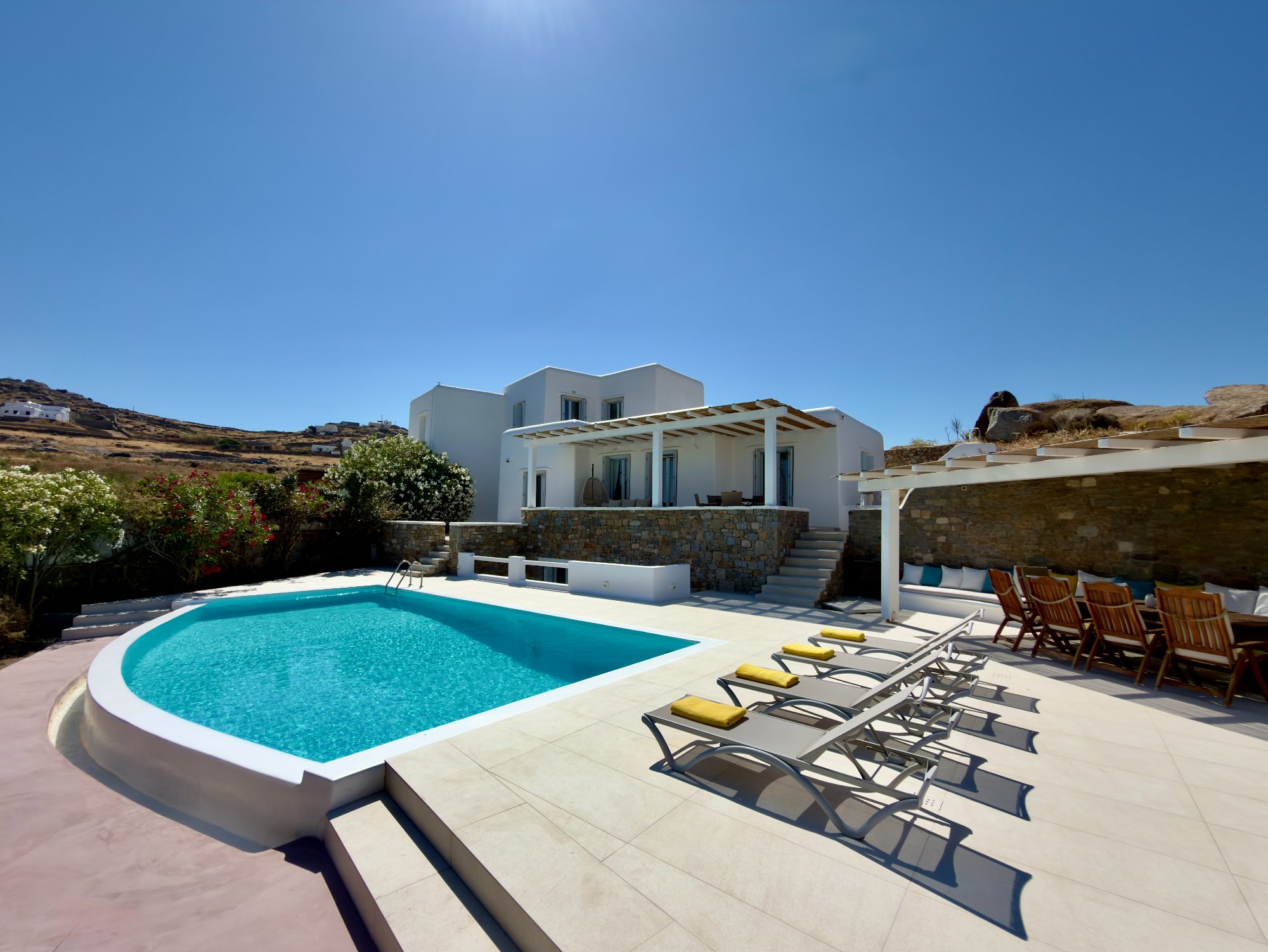 Villa Melia — Pool — Kalafatis, Mykonos