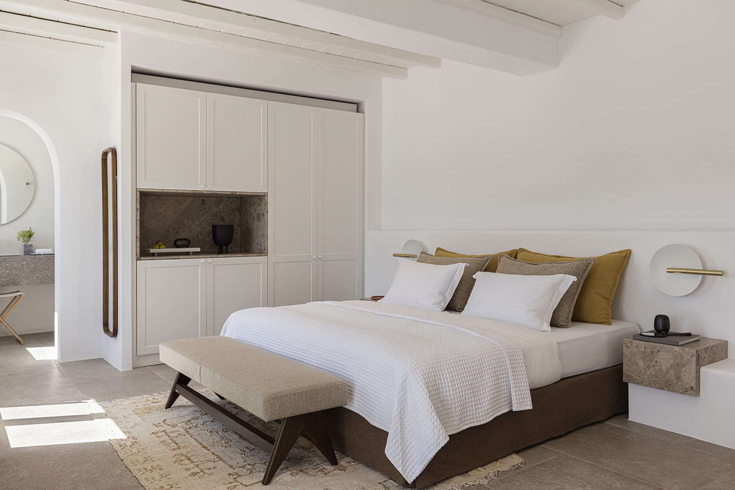 Villa Nisos — Bedroom 1 — Kalo Livadi, Mykonos