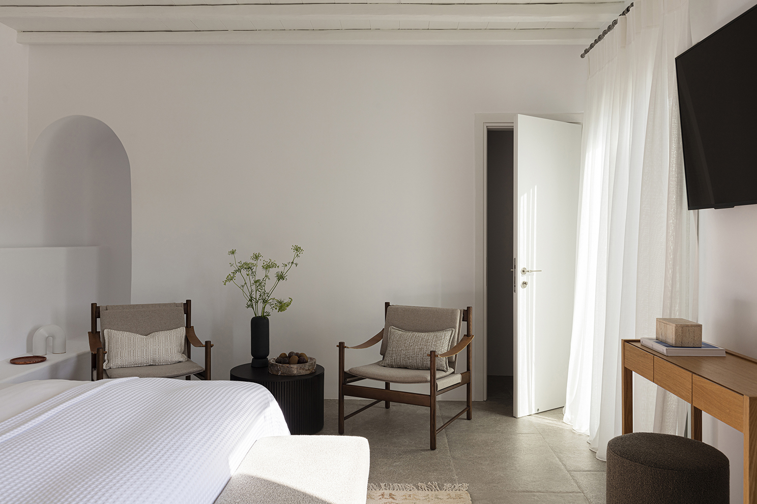 Villa Nisos — Bedroom 1 — Kalo Livadi, Mykonos
