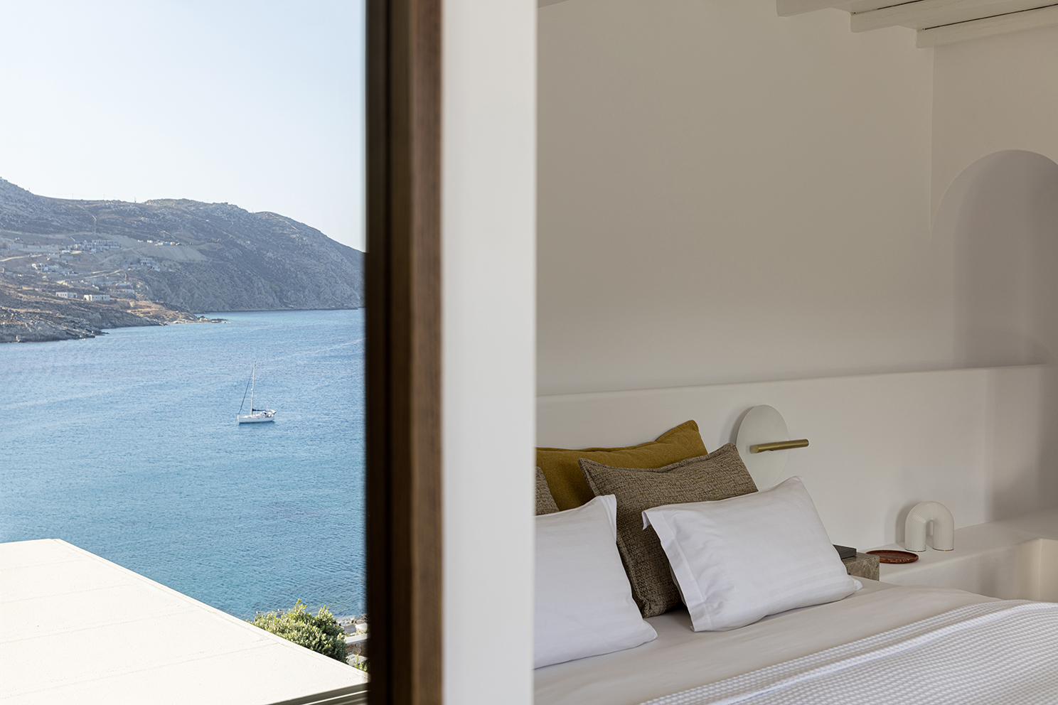 Villa Nisos — Bedroom 1 — Kalo Livadi, Mykonos