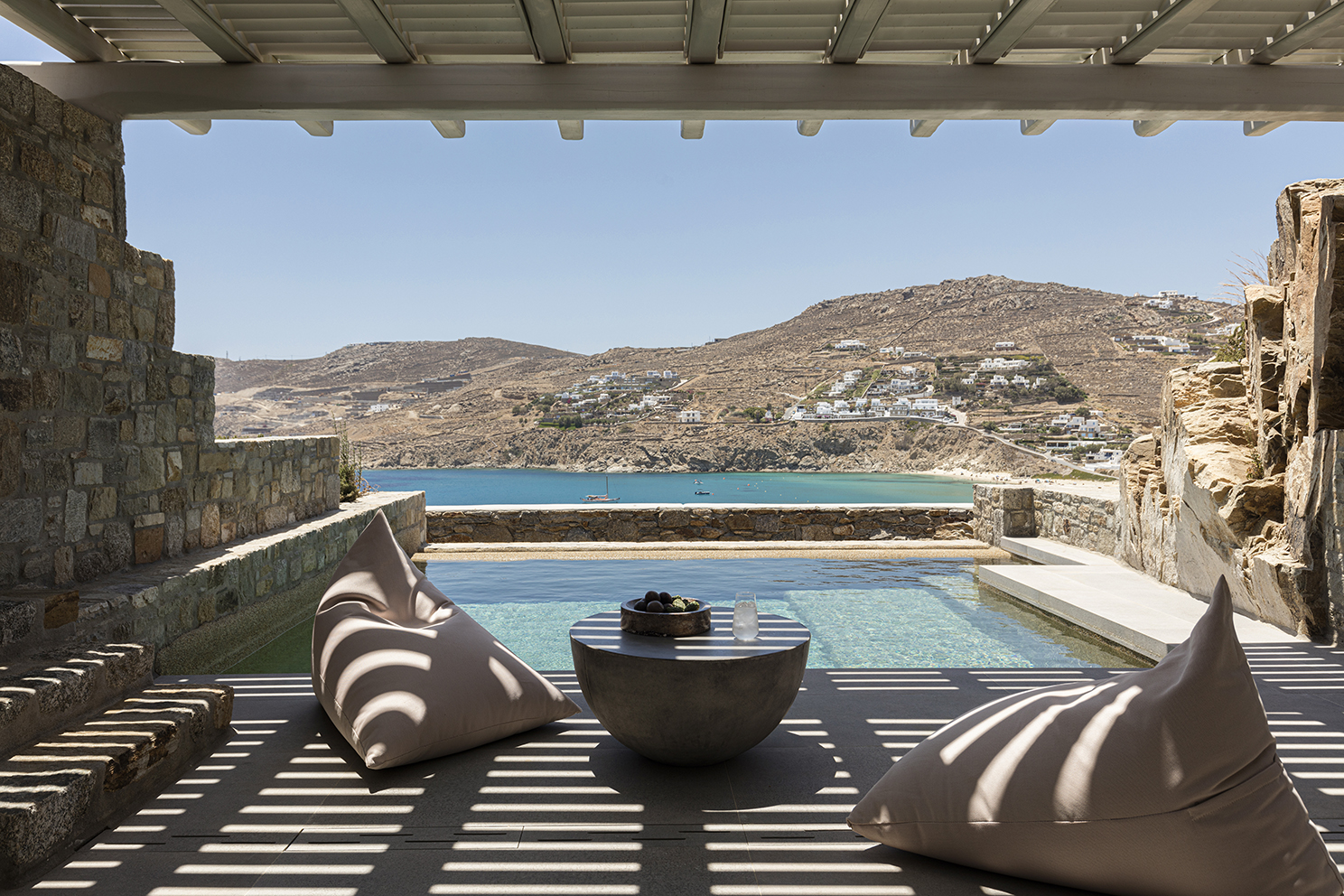 Villa Nisos — Pool — Kalo Livadi, Mykonos