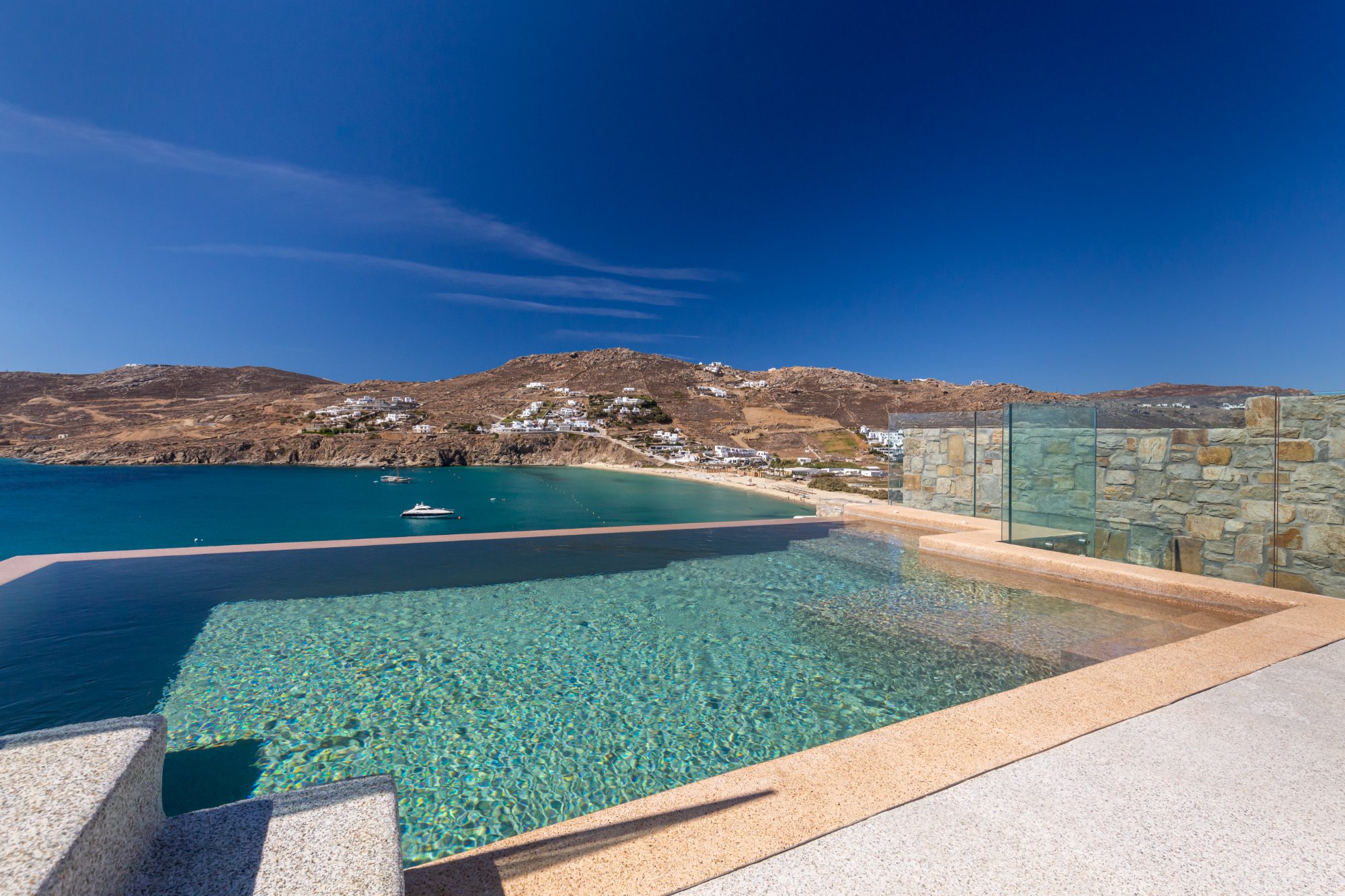 Villa Ostria — Pool — Kalo Livadi, Mykonos