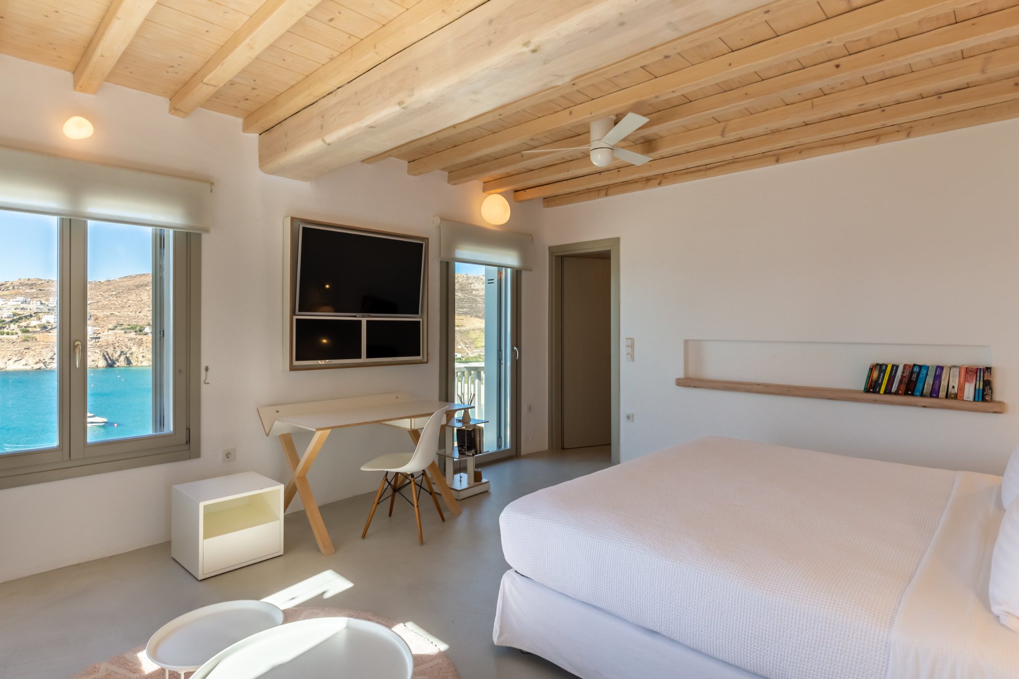 Villa Ostria — Bedroom 1 — Kalo Livadi, Mykonos