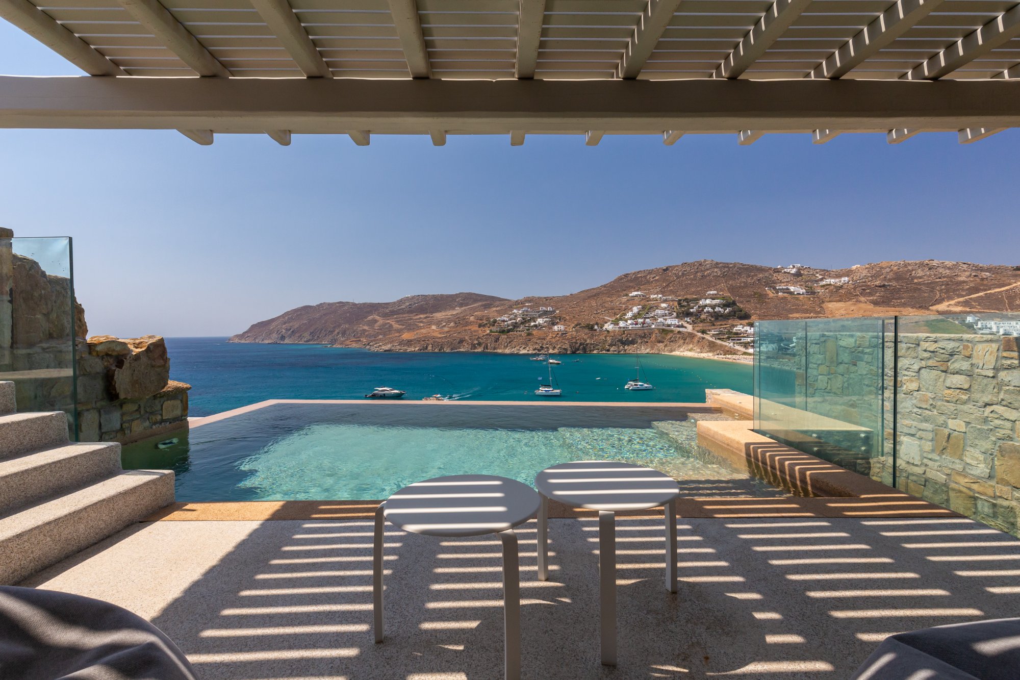 Villa Ostria — Views — Kalo Livadi, Mykonos