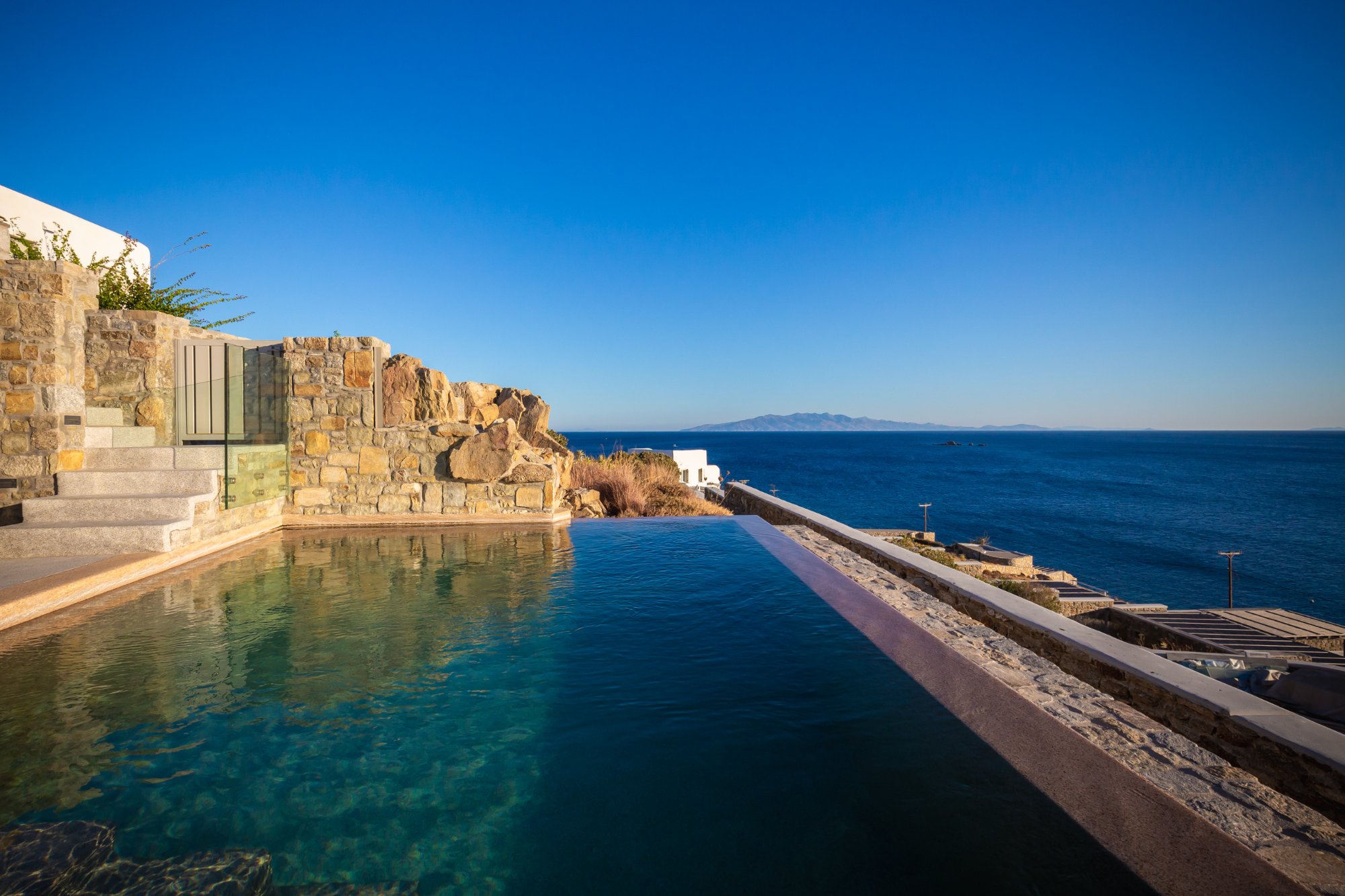Villa Ostria — Pool — Kalo Livadi, Mykonos