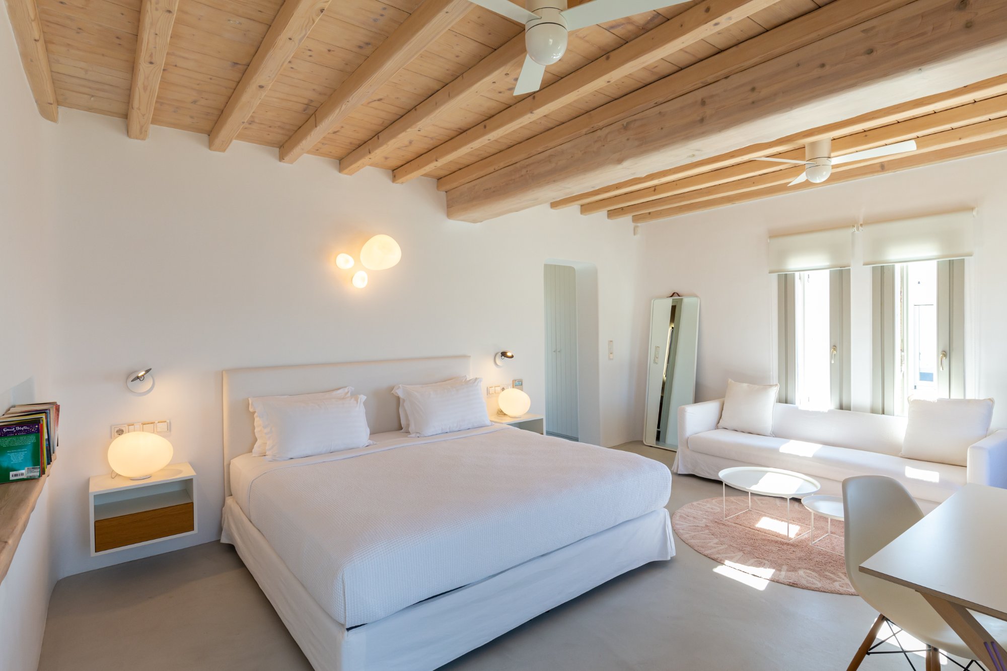 Villa Ostria — Bedroom 1 — Kalo Livadi, Mykonos